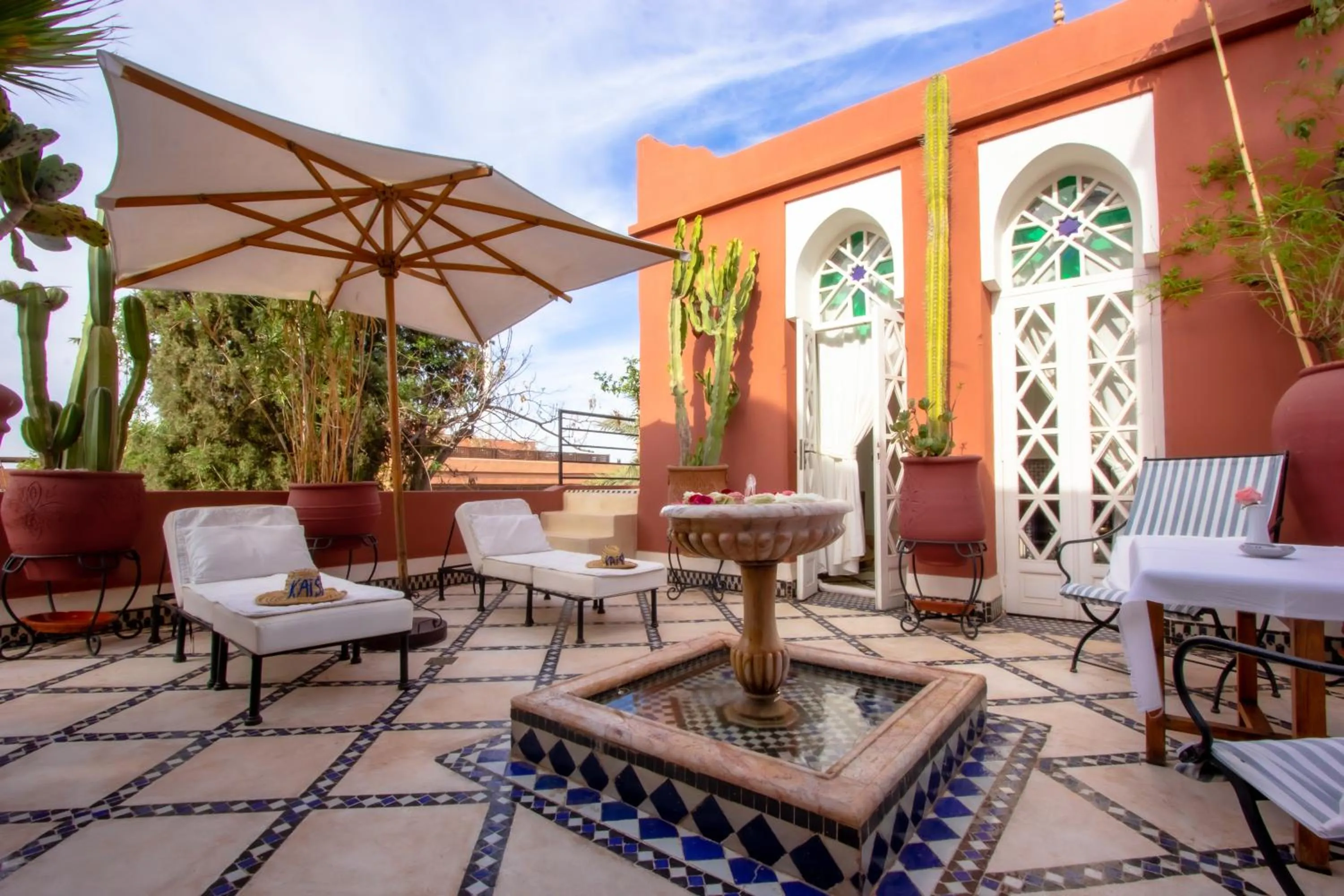 Balcony/Terrace in Riad Kaiss By Anika