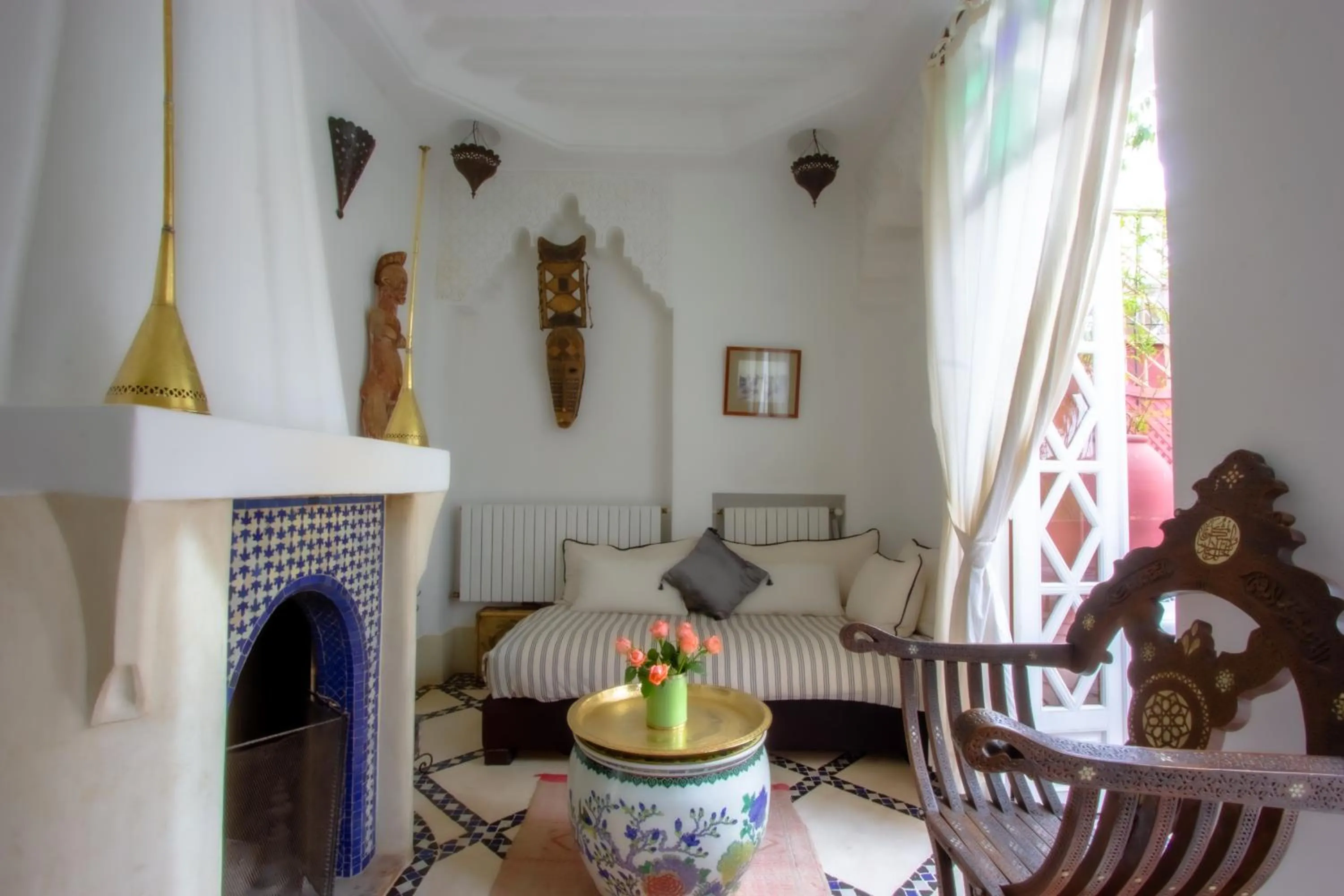 Seating area in Riad Kaiss By Anika