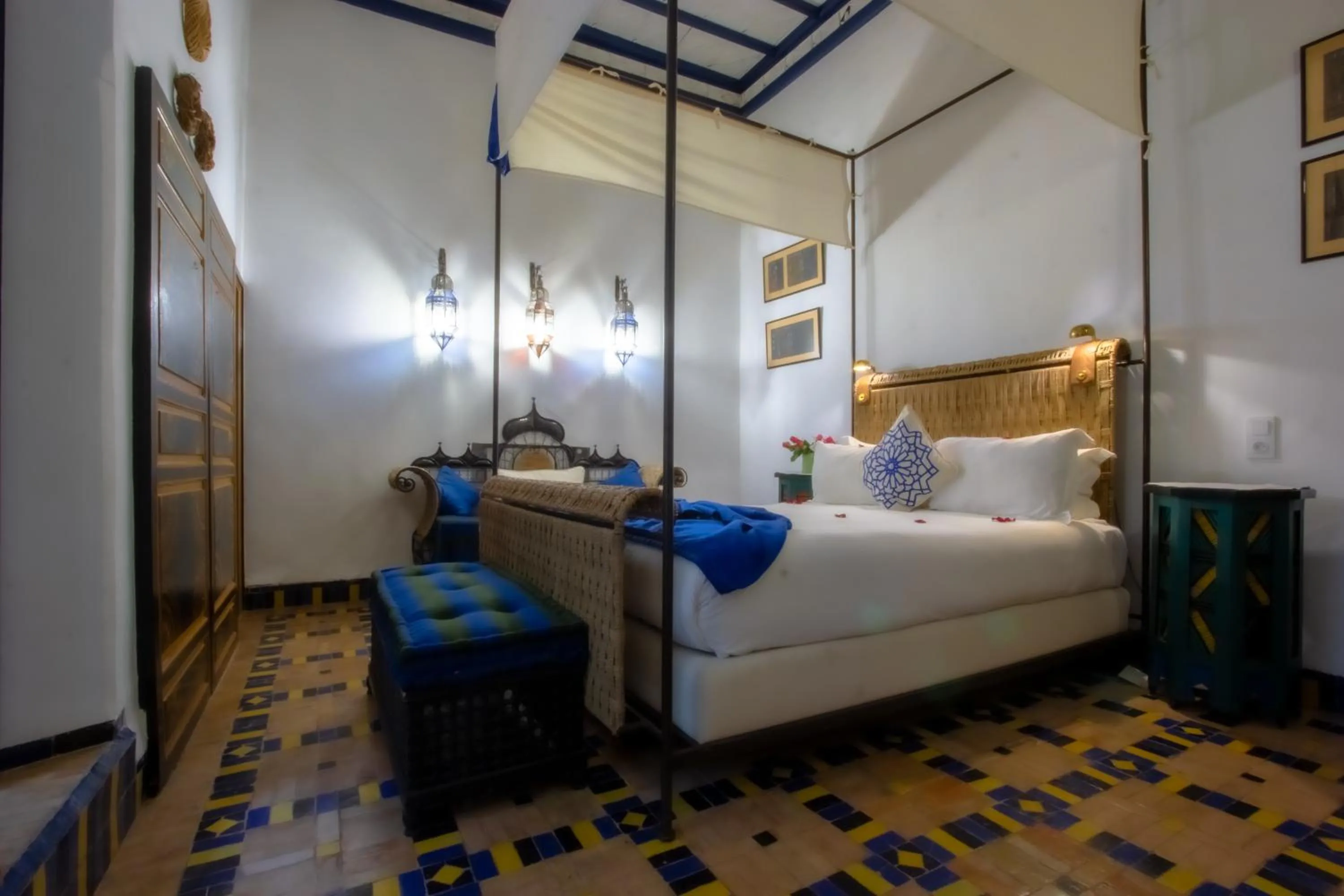 Bedroom, Bed in Riad Kaiss By Anika