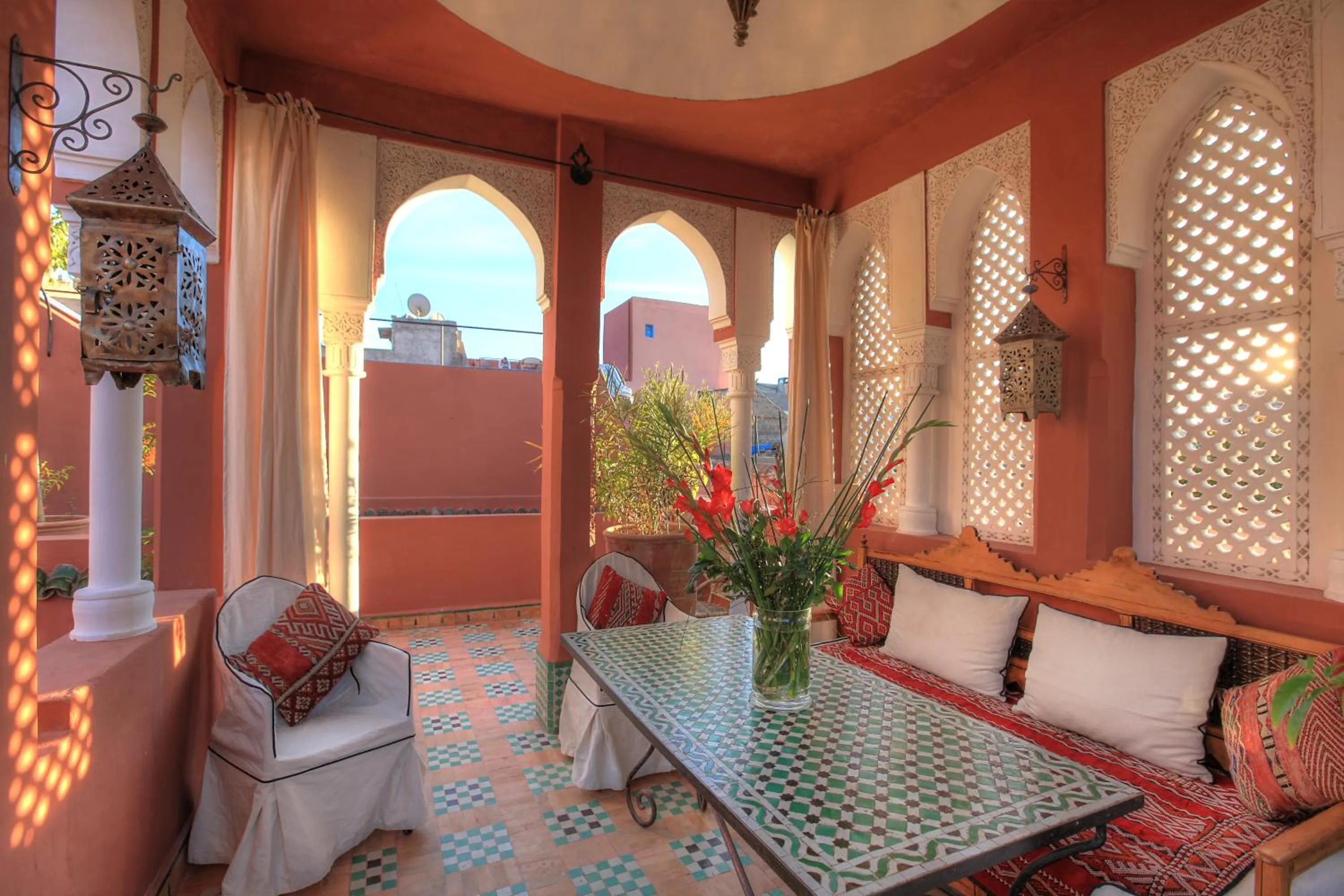 Balcony/Terrace in Riad Kaiss By Anika