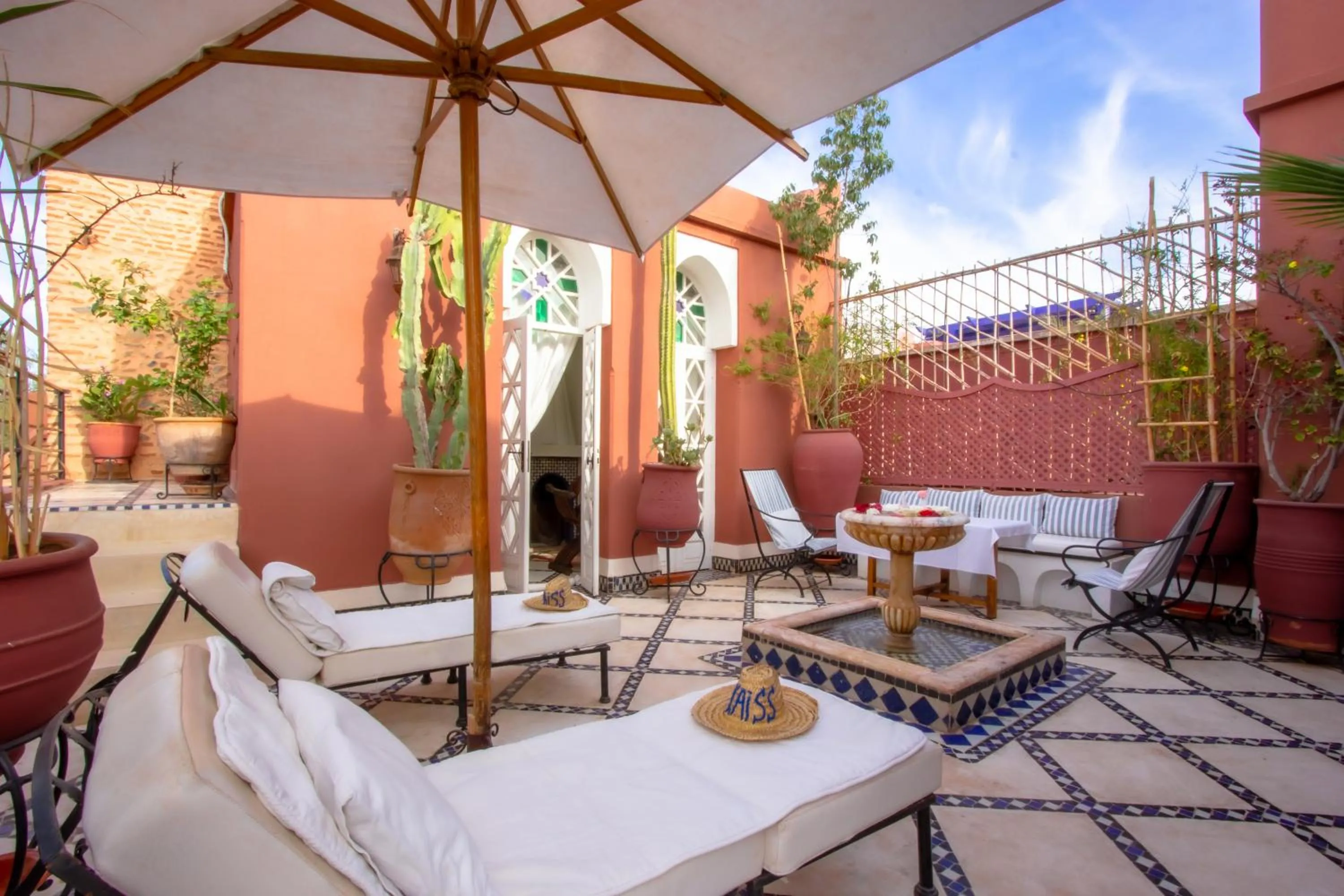 Balcony/Terrace in Riad Kaiss By Anika