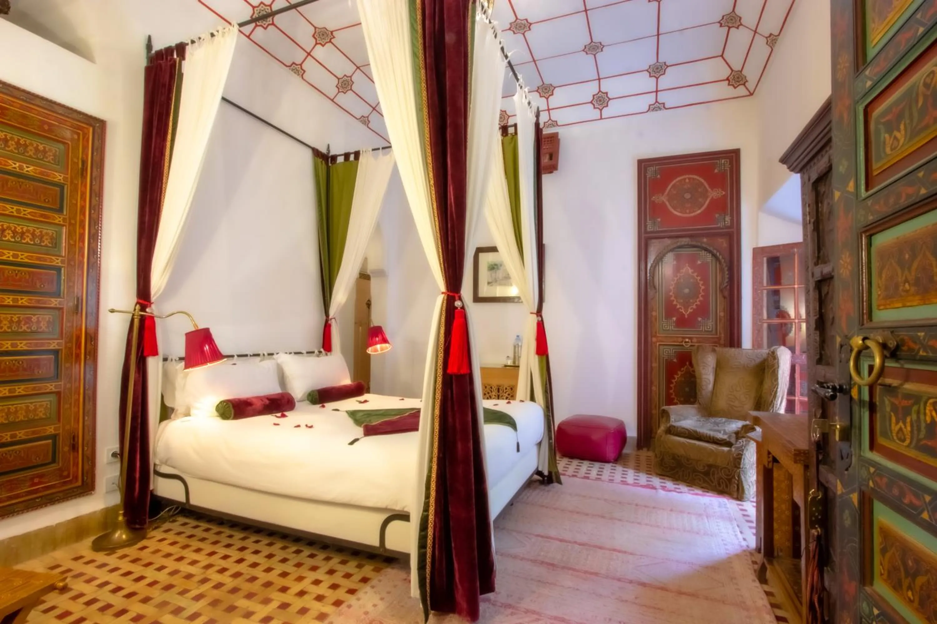 Bedroom, Bed in Riad Kaiss By Anika