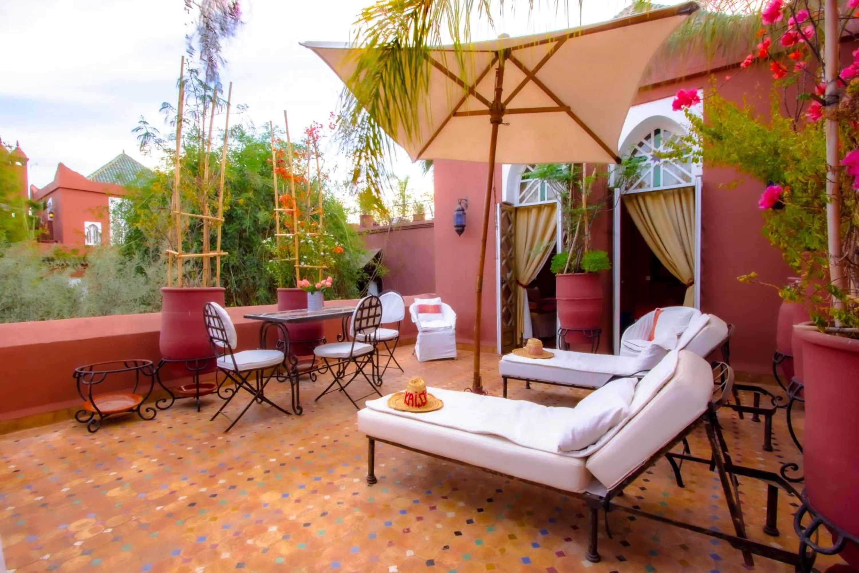 Balcony/Terrace in Riad Kaiss By Anika