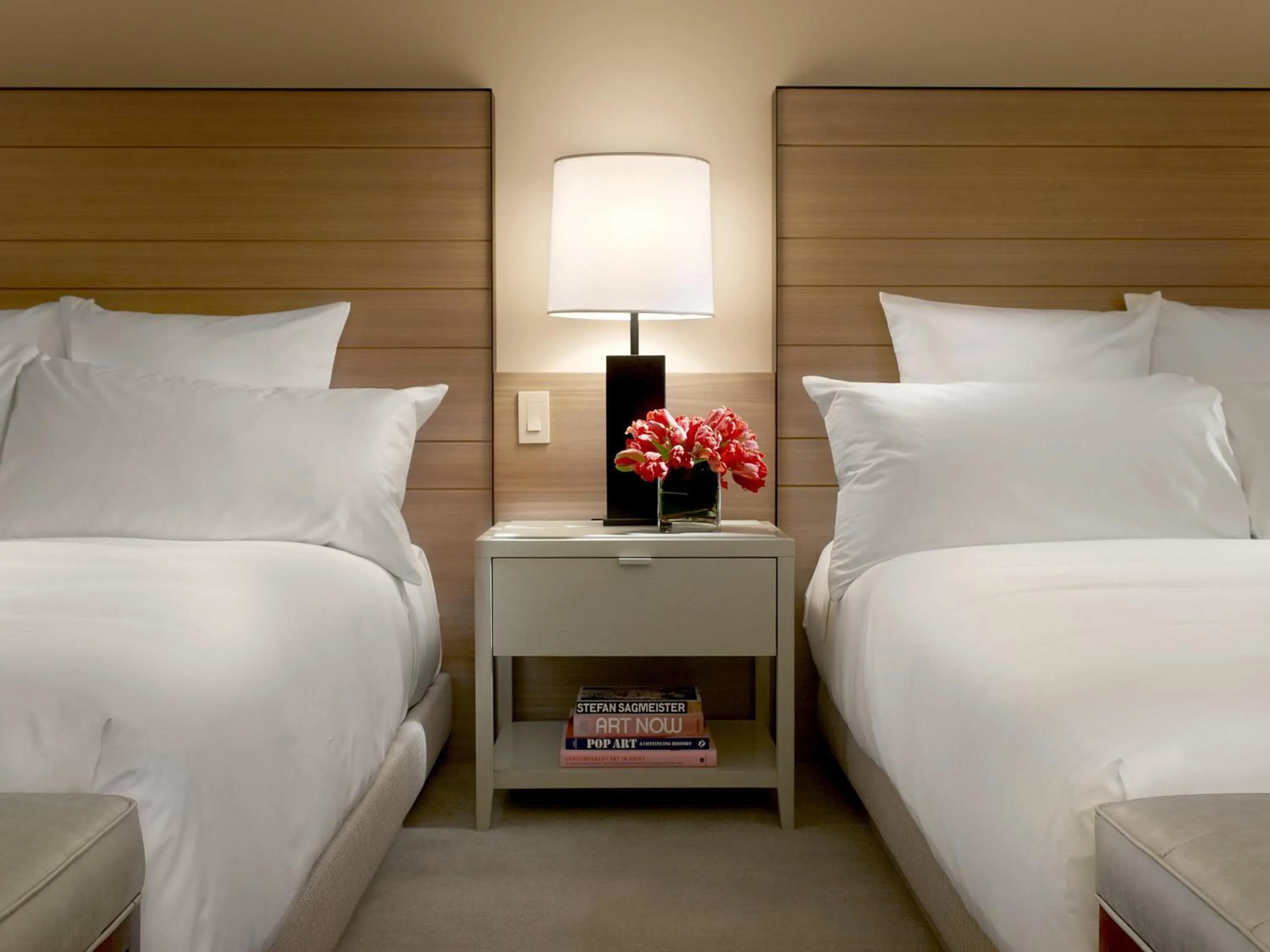 Bed in 21c Museum Hotel Cincinnati