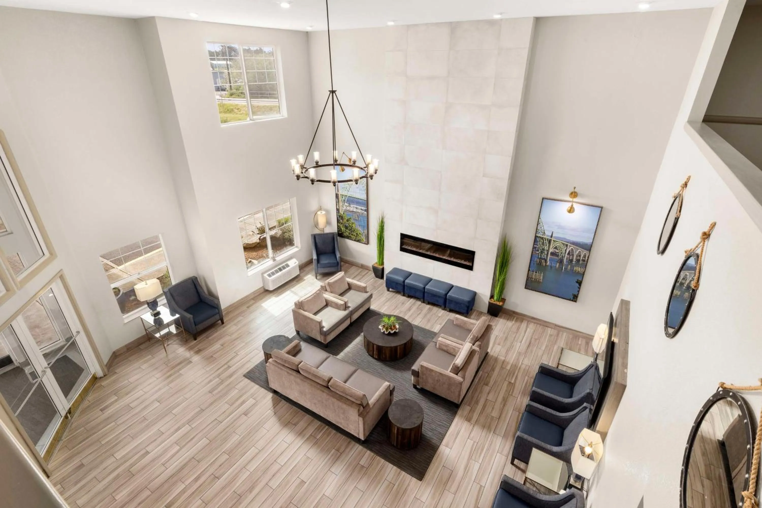 Lobby or reception in La Quinta by Wyndham Newport