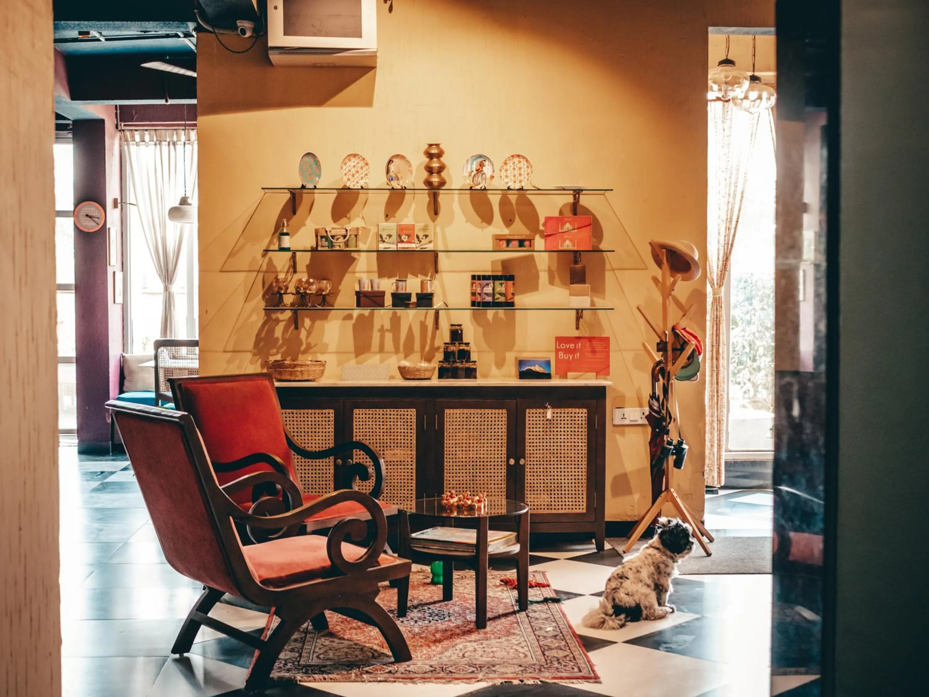 Living room in Ekaa Villa near Taj Mahal