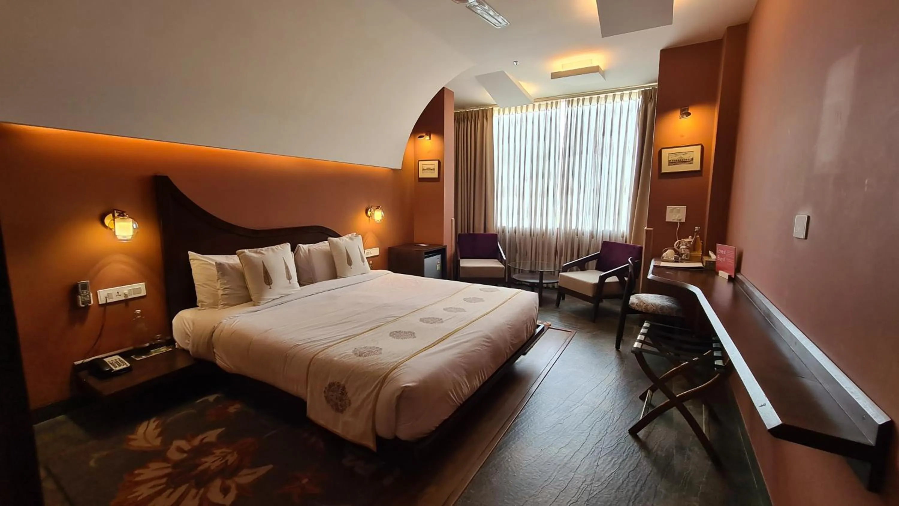 Bed in Ekaa Villa near Taj Mahal