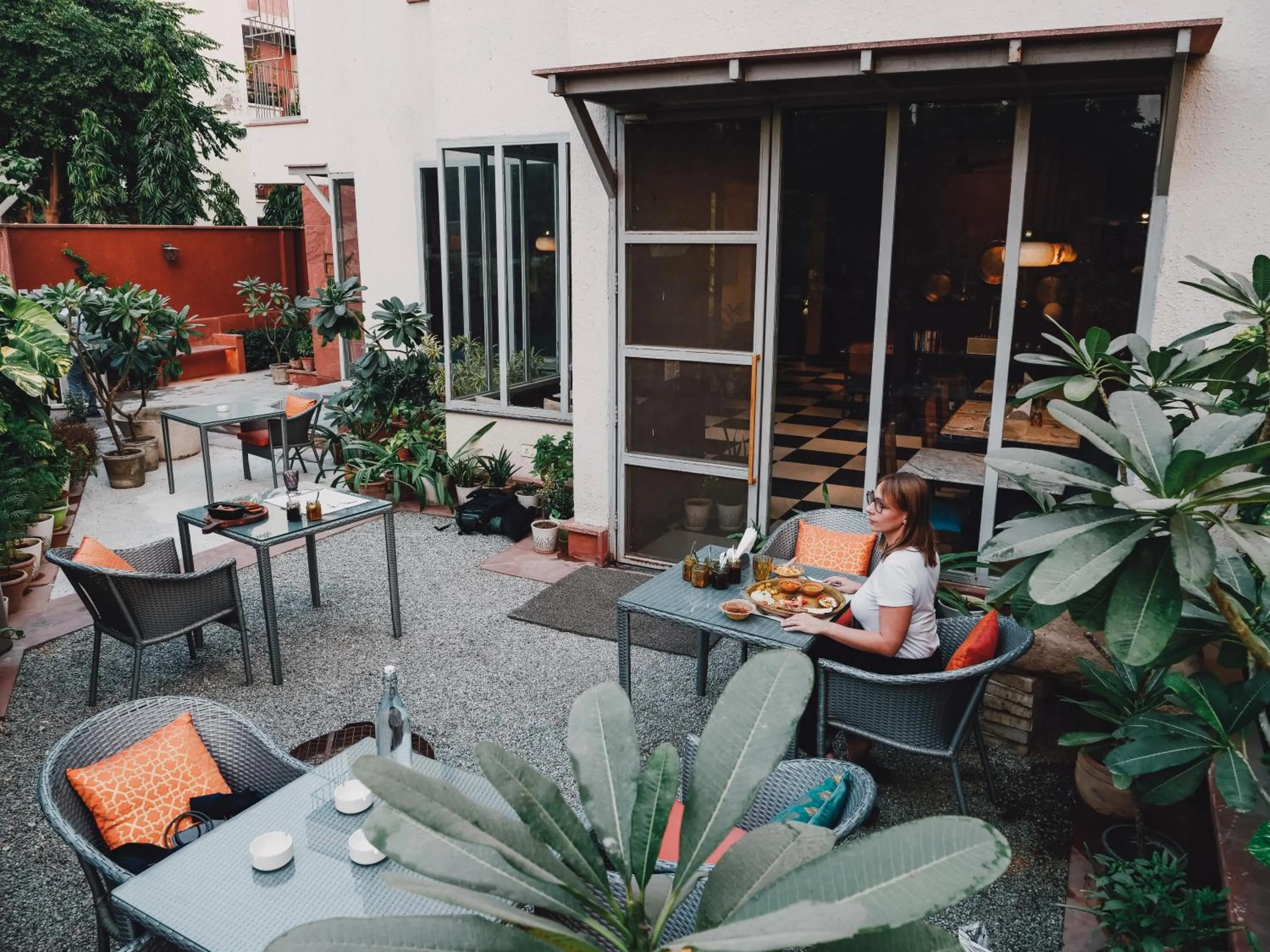 Garden in Ekaa Villa near Taj Mahal