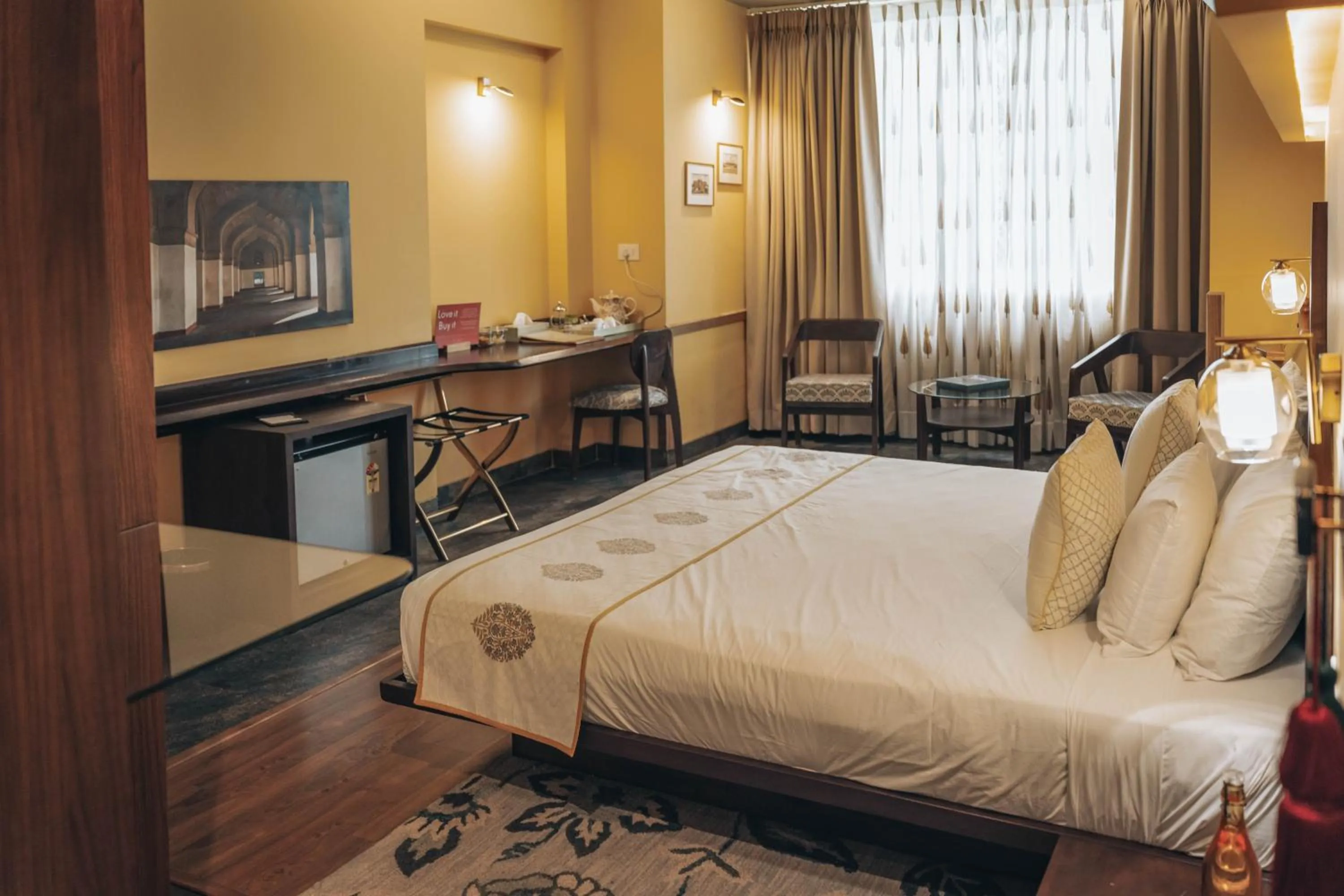 Bed in Ekaa Villa near Taj Mahal