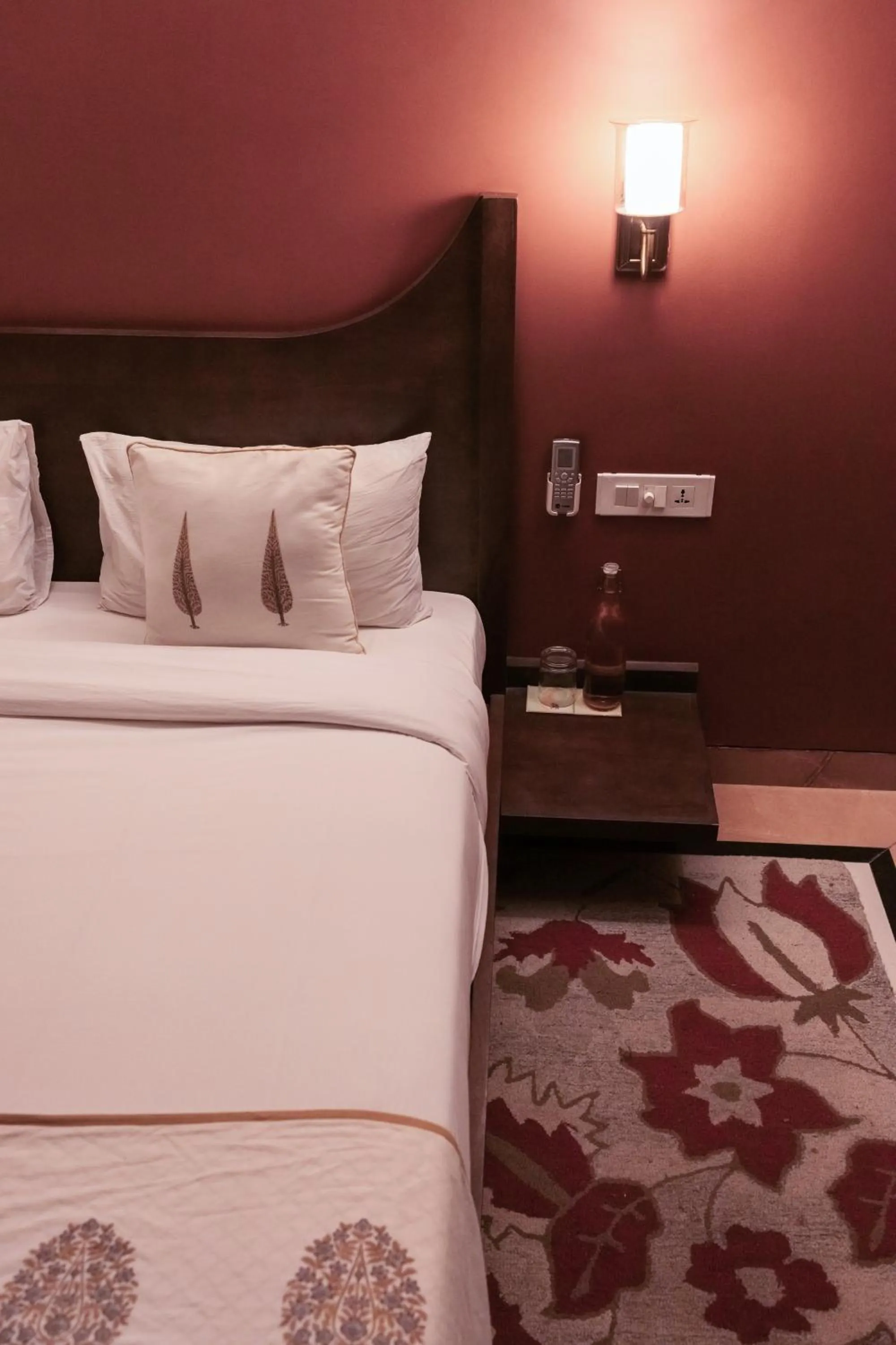 Bed in Ekaa Villa near Taj Mahal