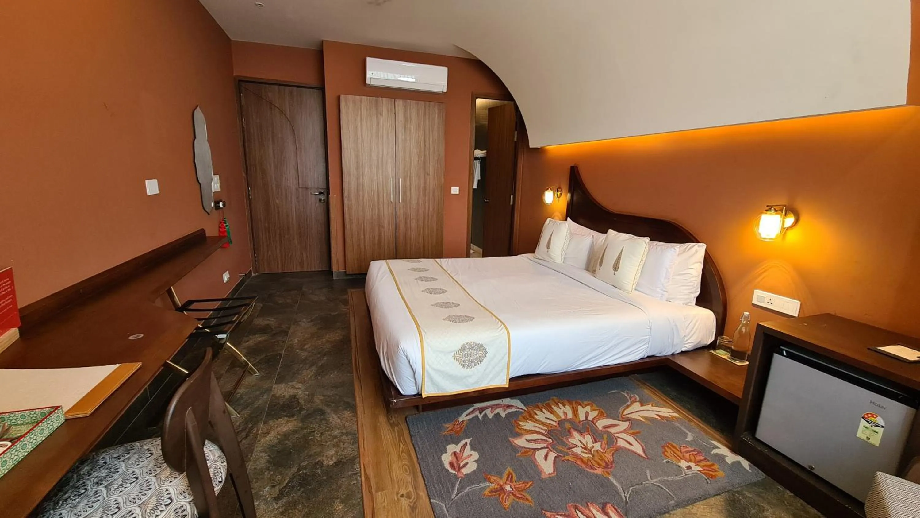 Bed in Ekaa Villa near Taj Mahal