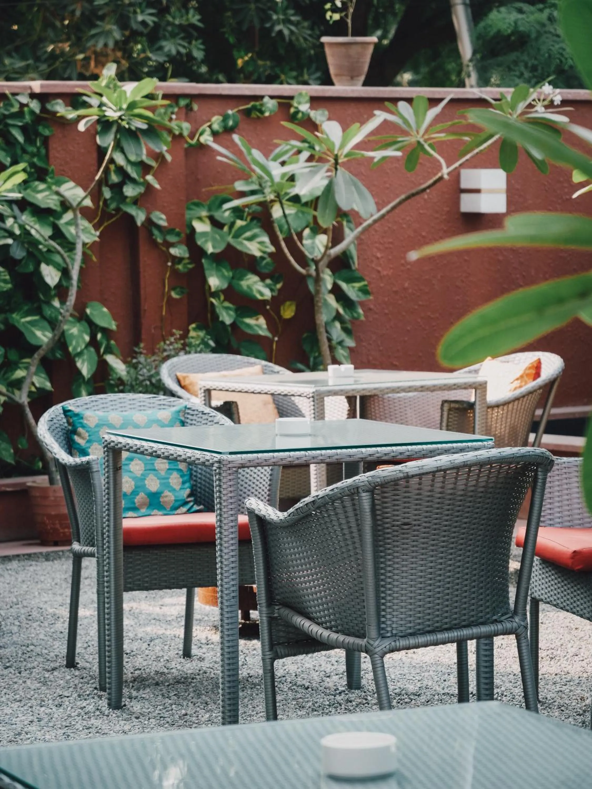Patio in Ekaa Villa near Taj Mahal