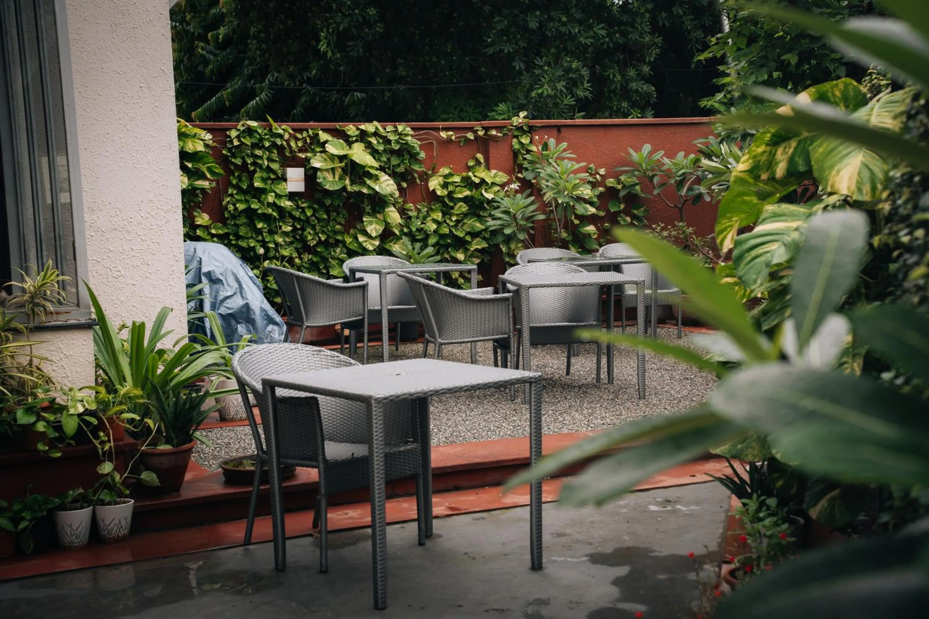 Patio in Ekaa Villa near Taj Mahal
