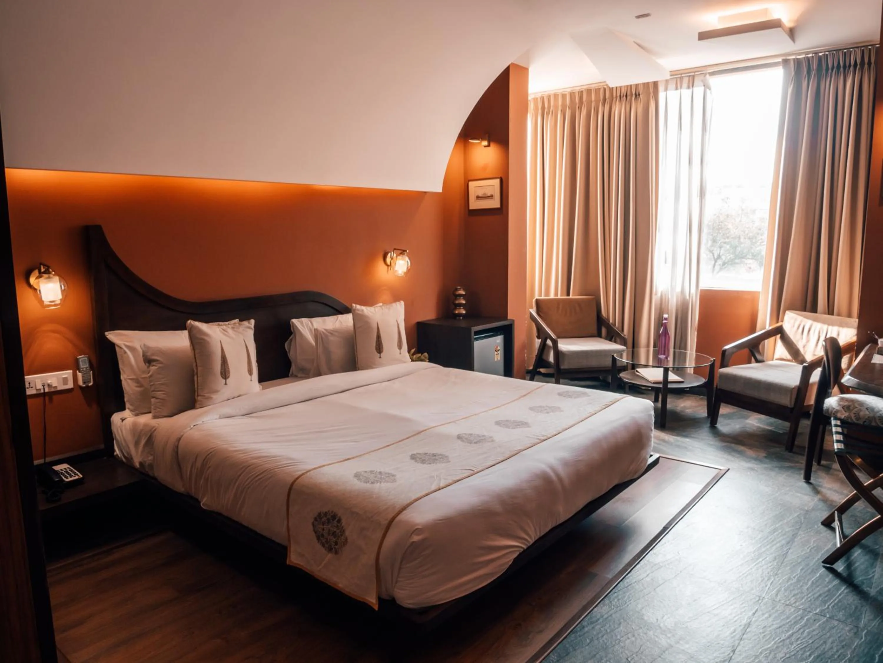 Bed in Ekaa Villa near Taj Mahal