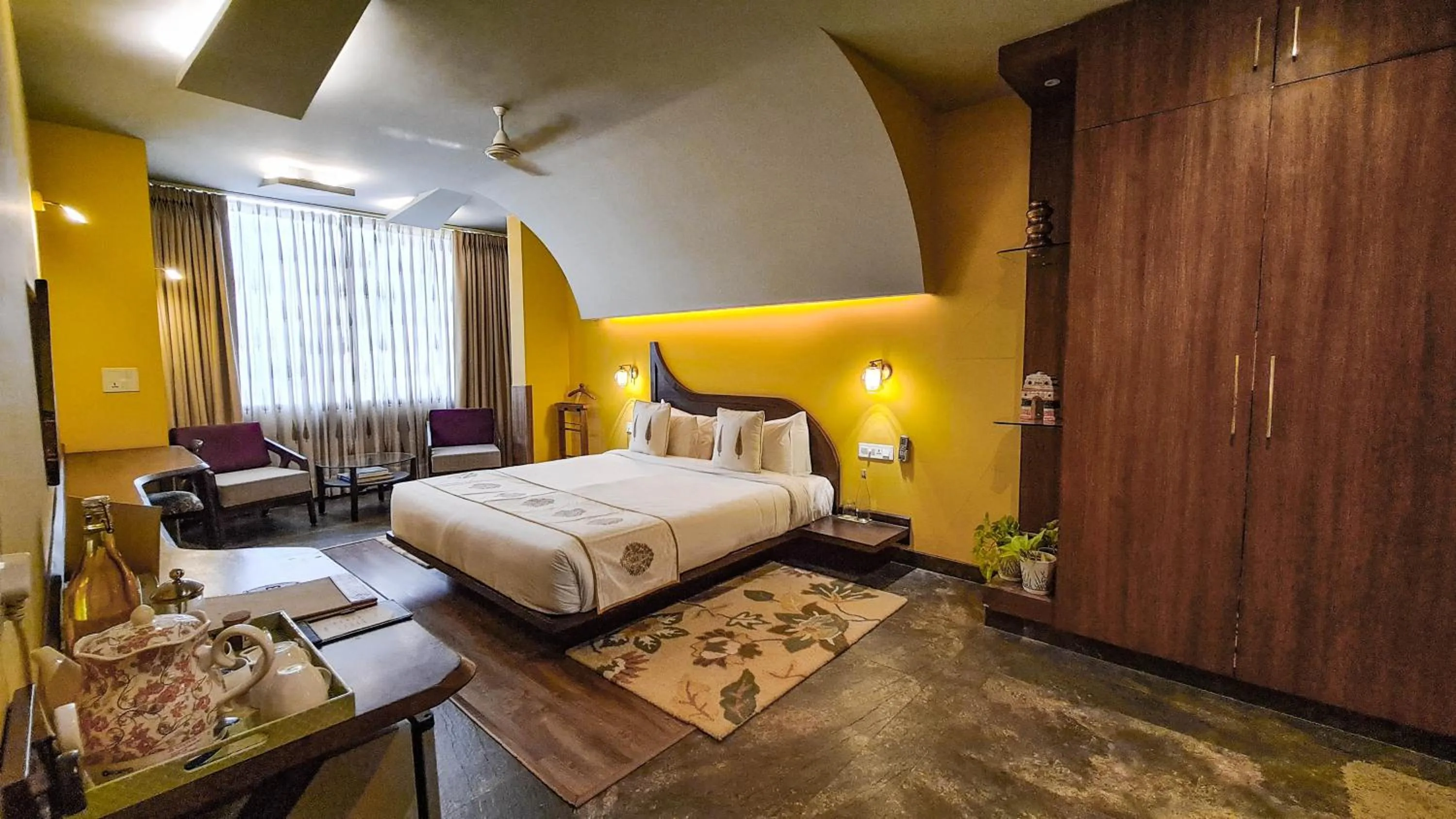 Bed in Ekaa Villa near Taj Mahal