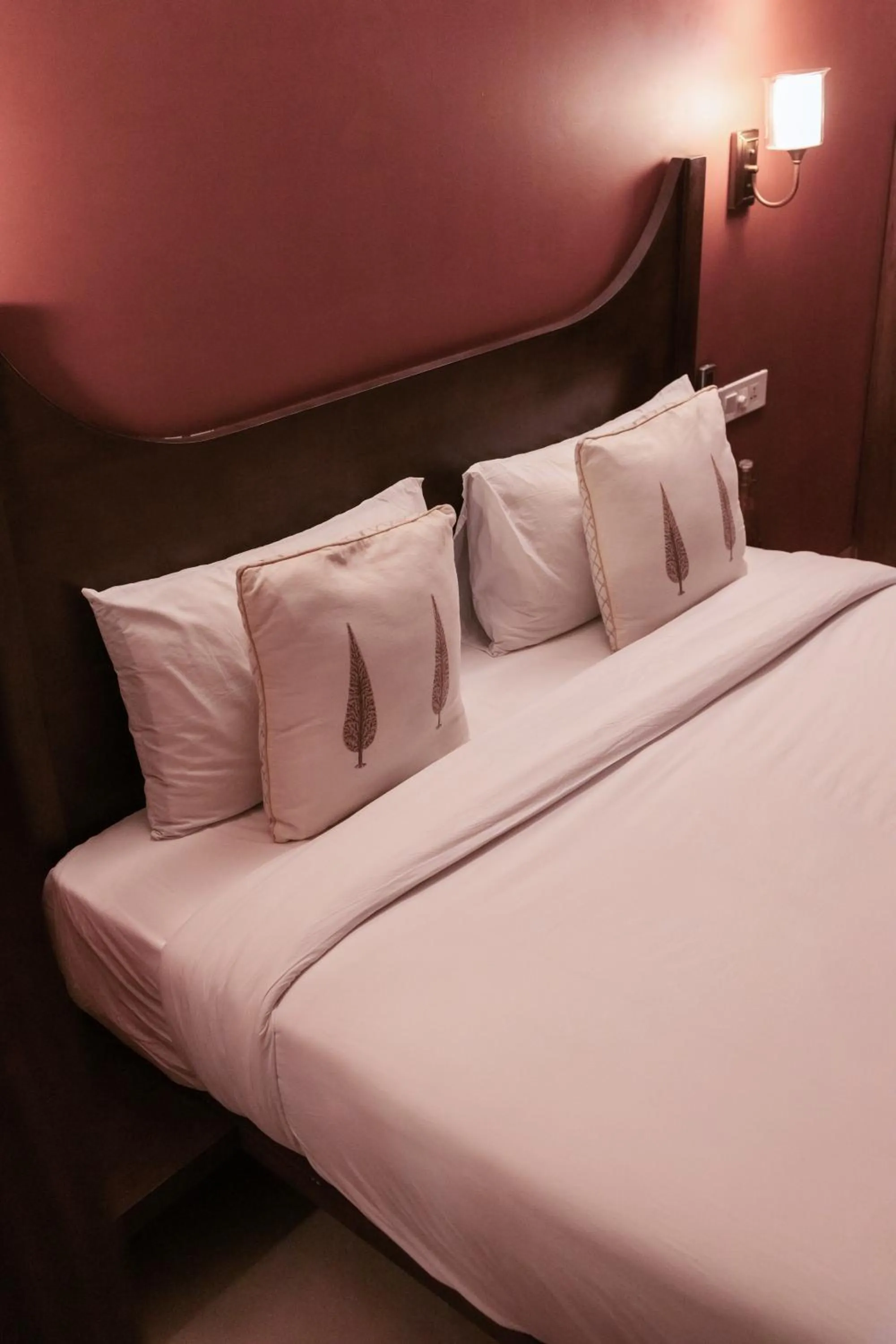 Bed in Ekaa Villa near Taj Mahal