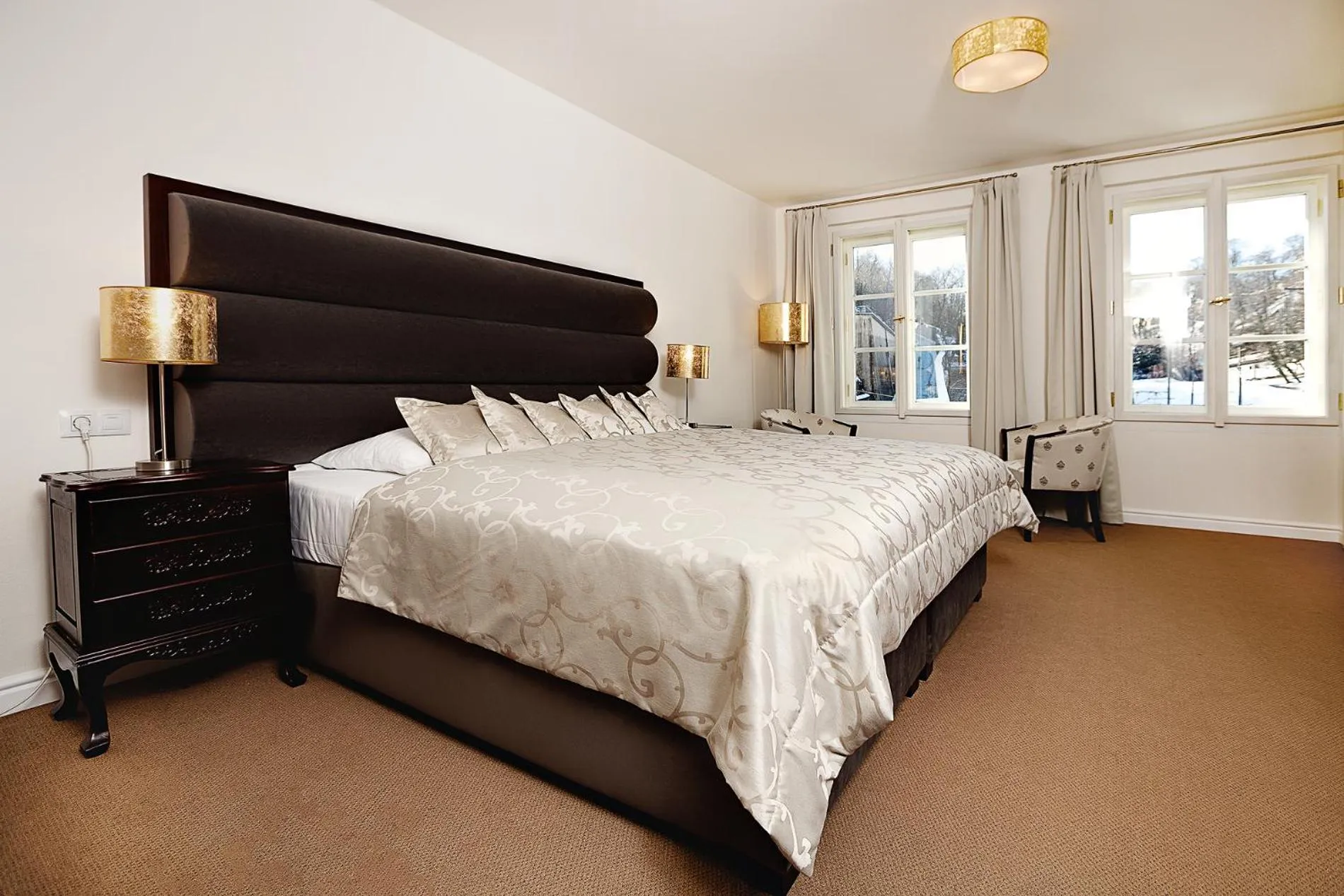 Bedroom, Bed in Hoffmeister Depandance