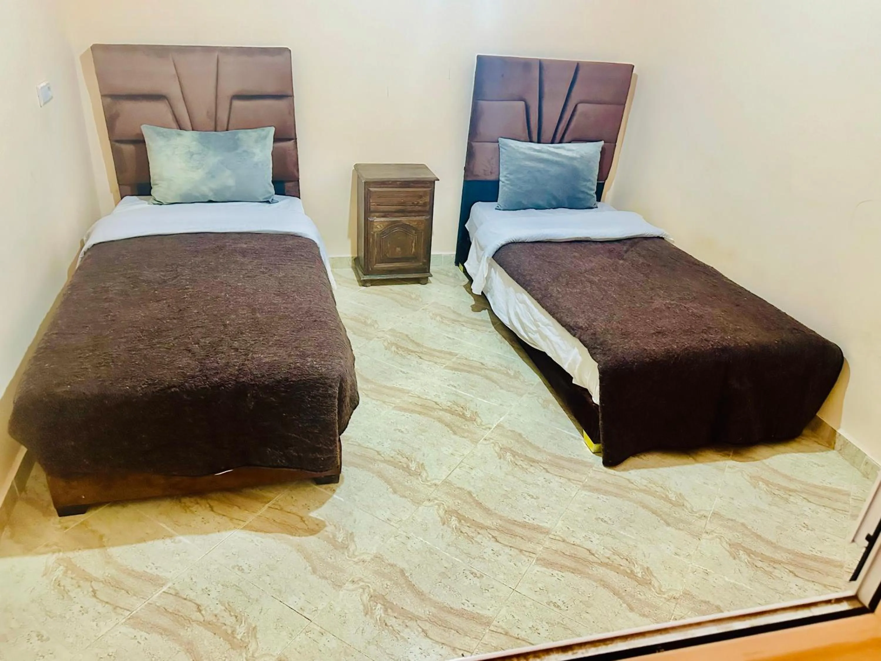 Bed in Merzouga desert apartment
