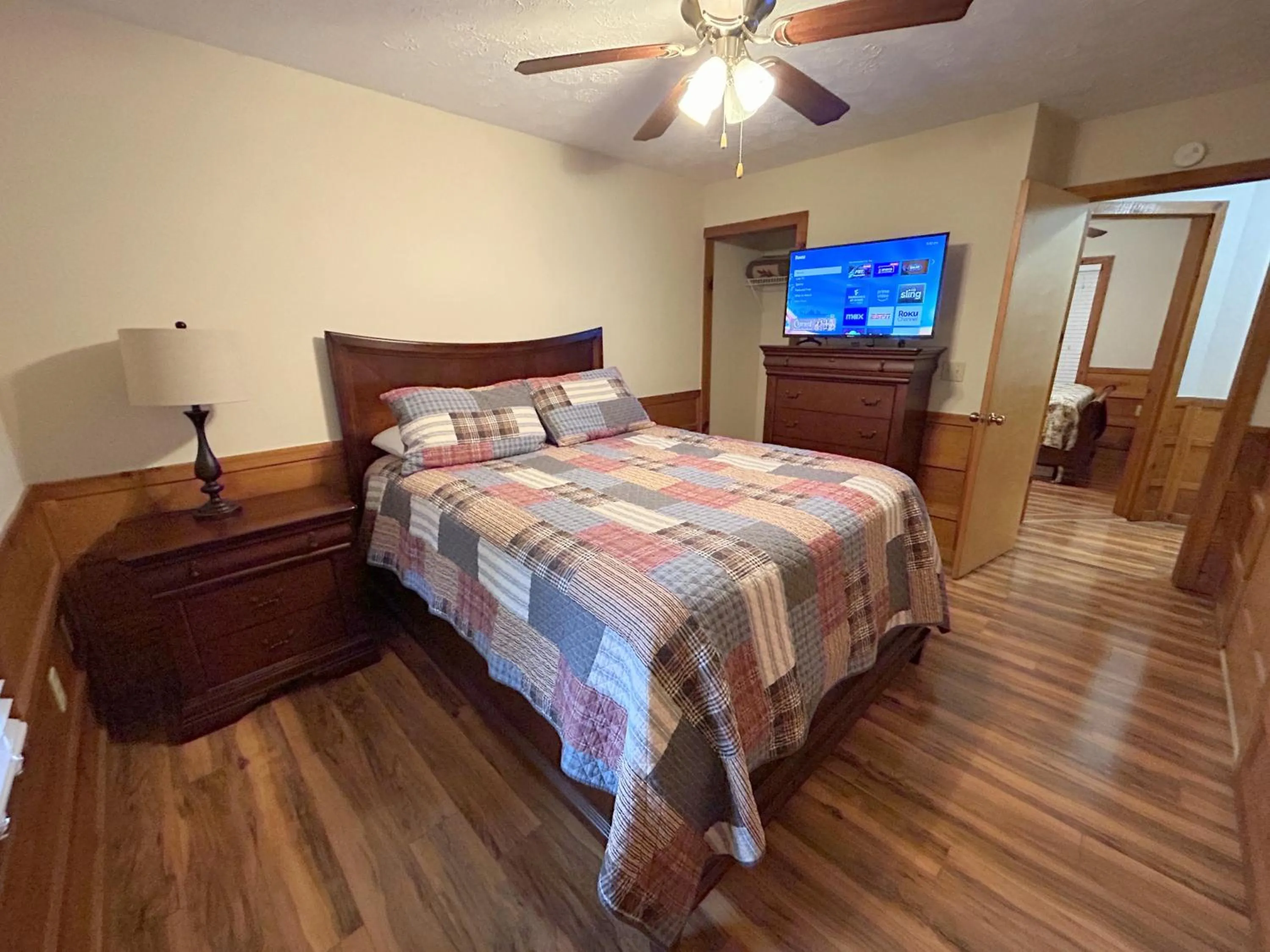 Bed in Tucked Away Cabin