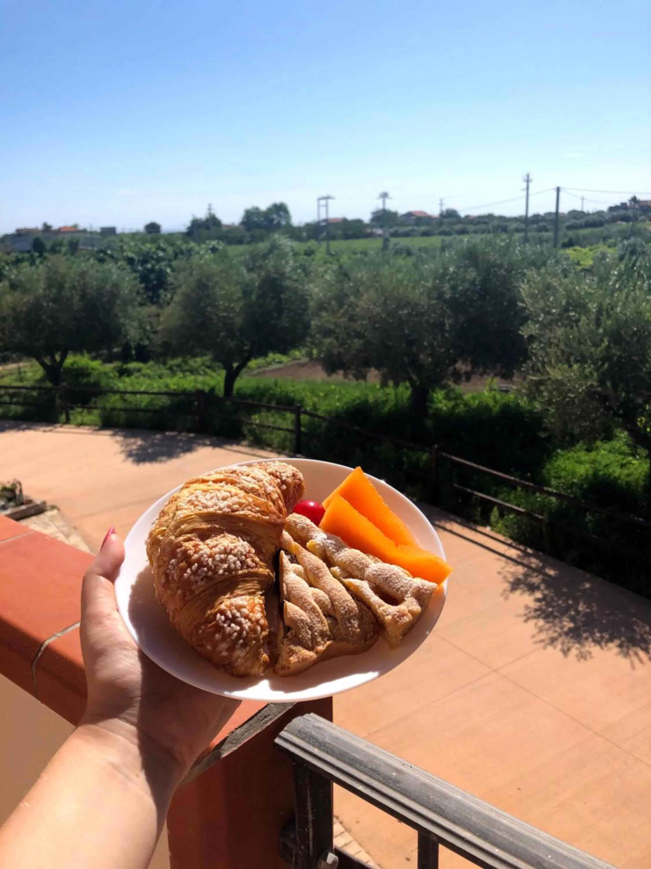 Garden view in B&b Villa Eden