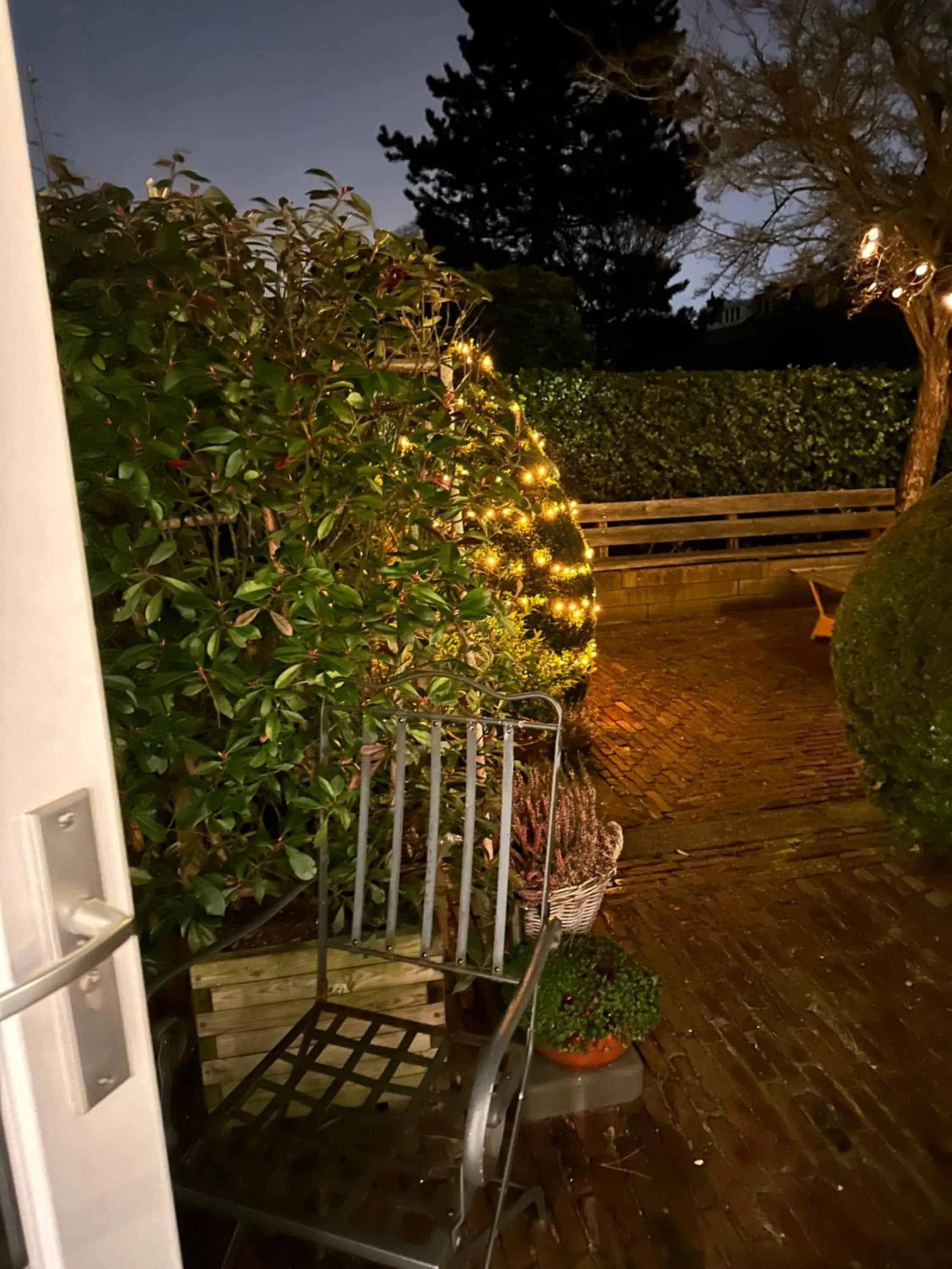 Garden view in B&B Ereprijs