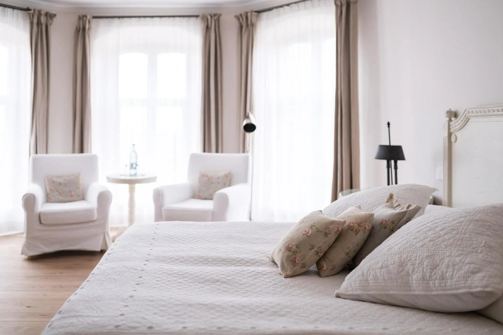 Bed in Hotel Schloss Gamehl