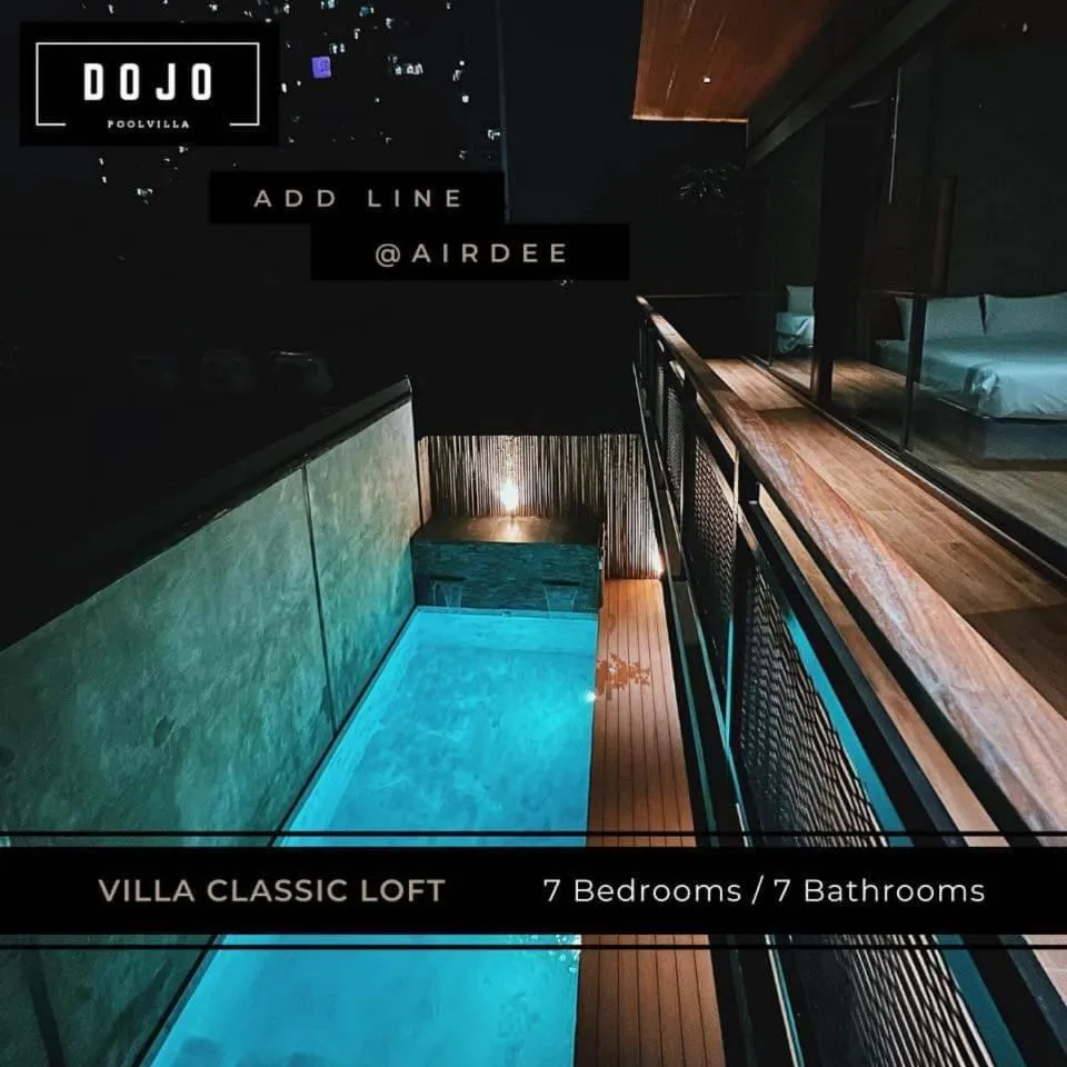 Pool view in Dojo pool villa