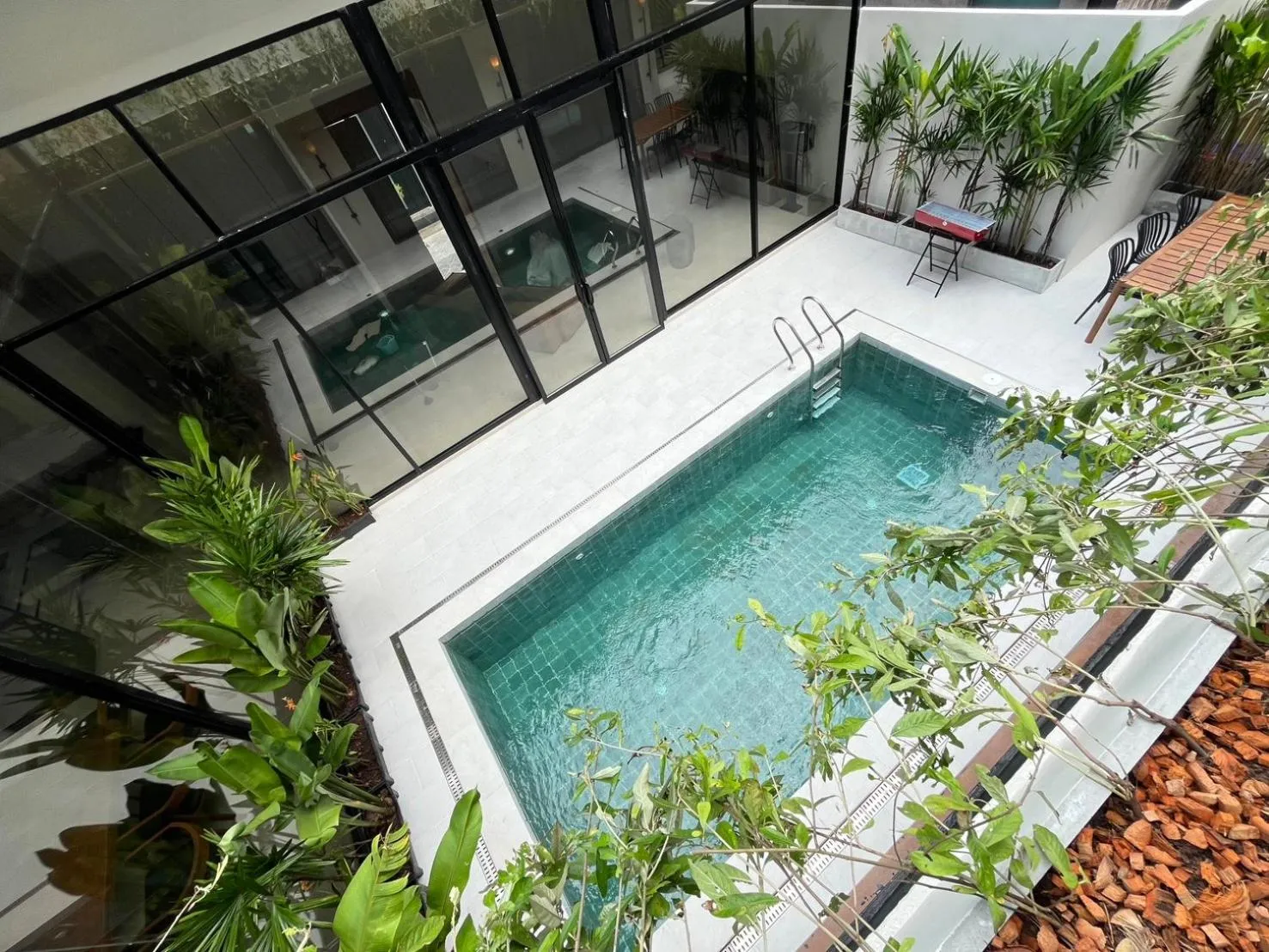 Pool view in Dojo pool villa