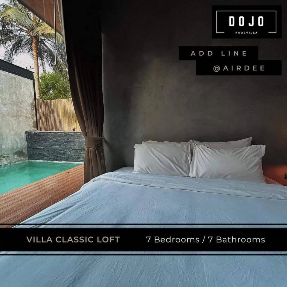 Bedroom, Bed in Dojo pool villa