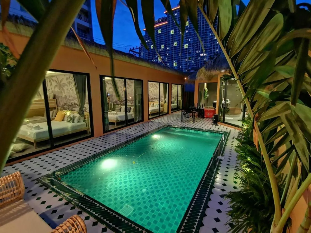 Swimming pool in Dojo pool villa