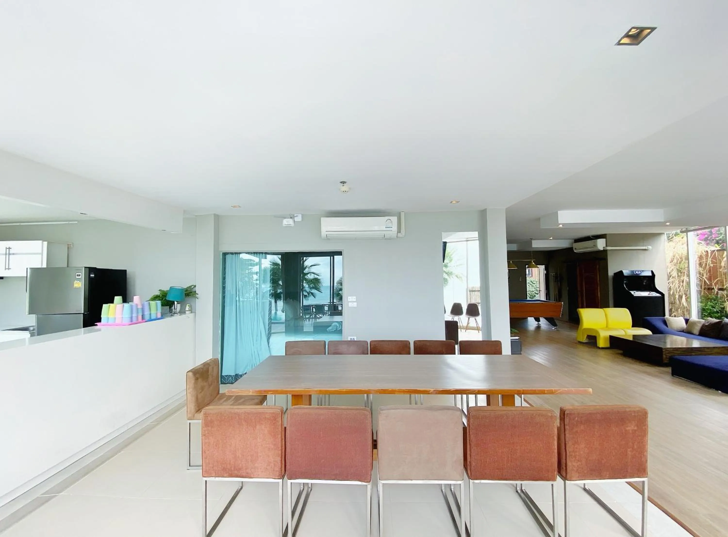 Seating area in Dojo pool villa