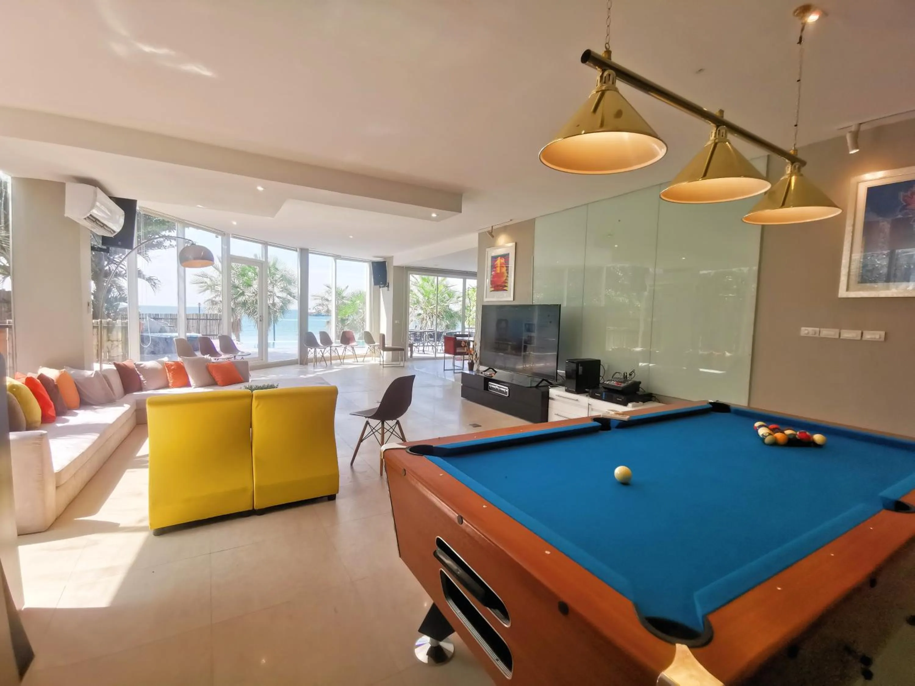 Living room in Dojo pool villa