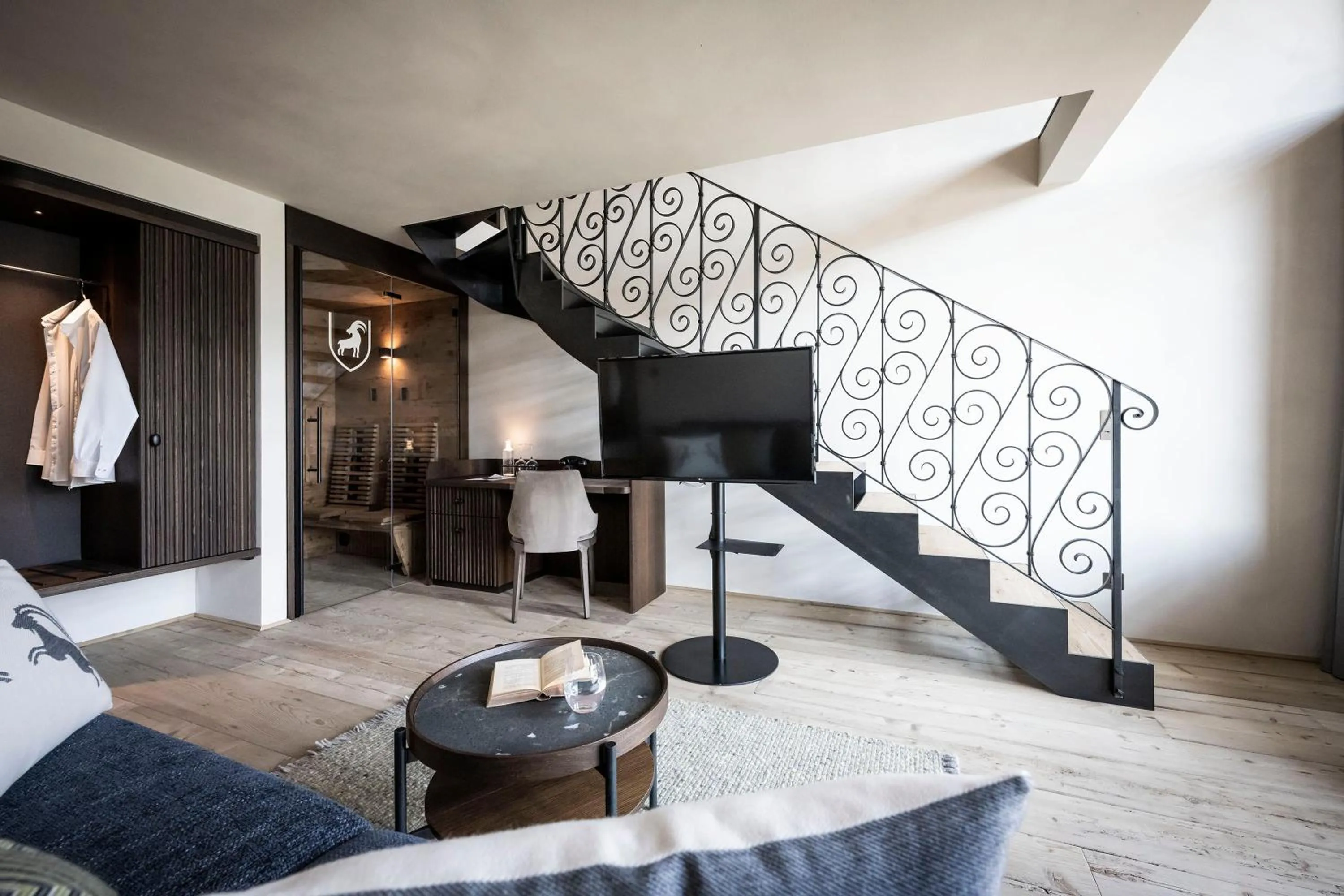 Living room in Hotel Ansitz Steinbock