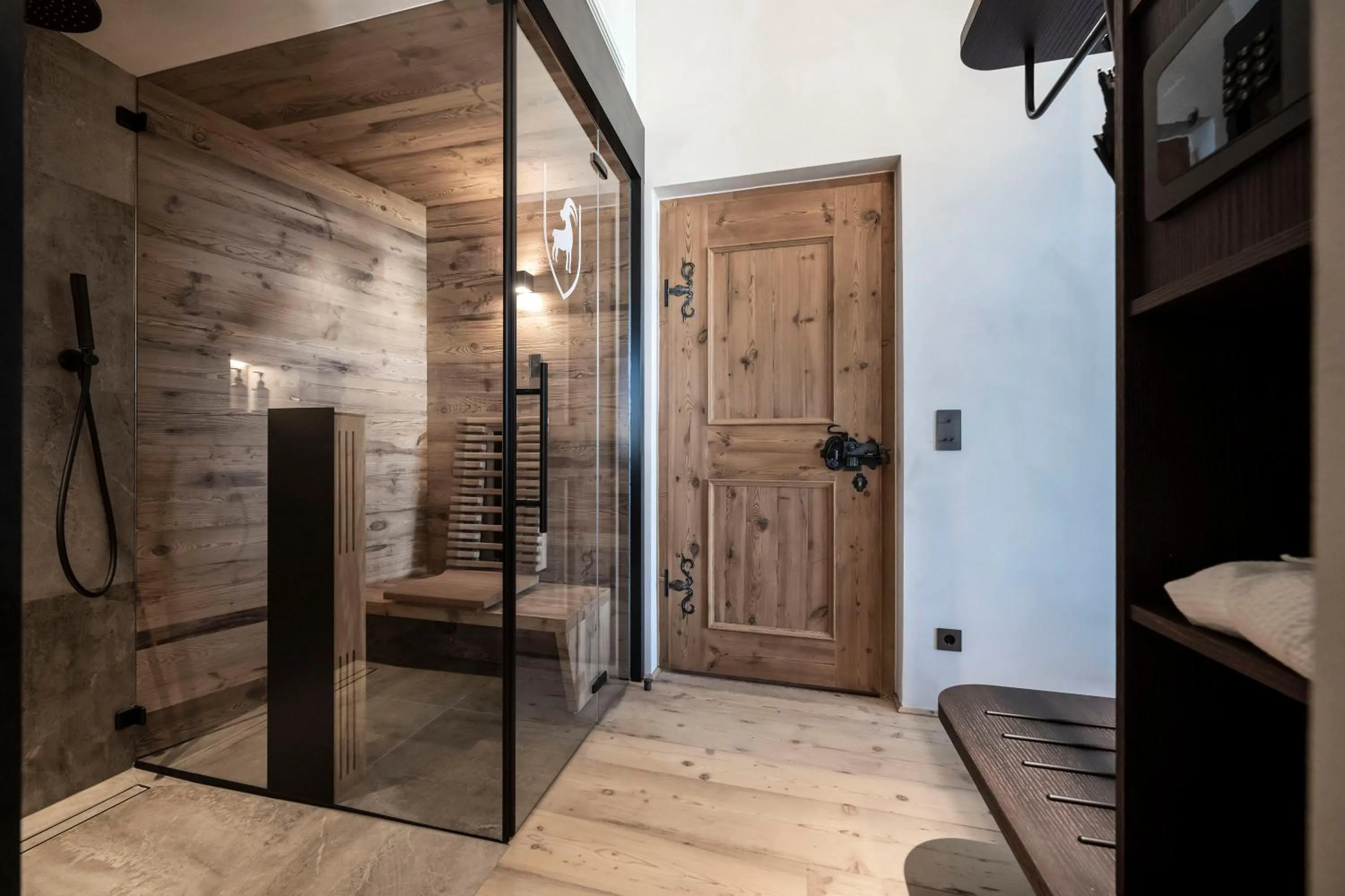 Shower in Hotel Ansitz Steinbock