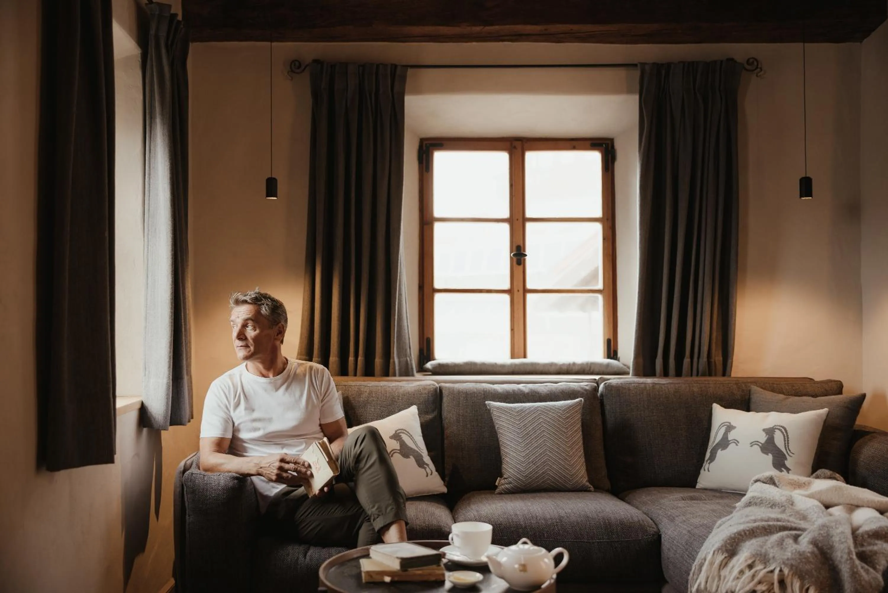 Living room in Hotel Ansitz Steinbock