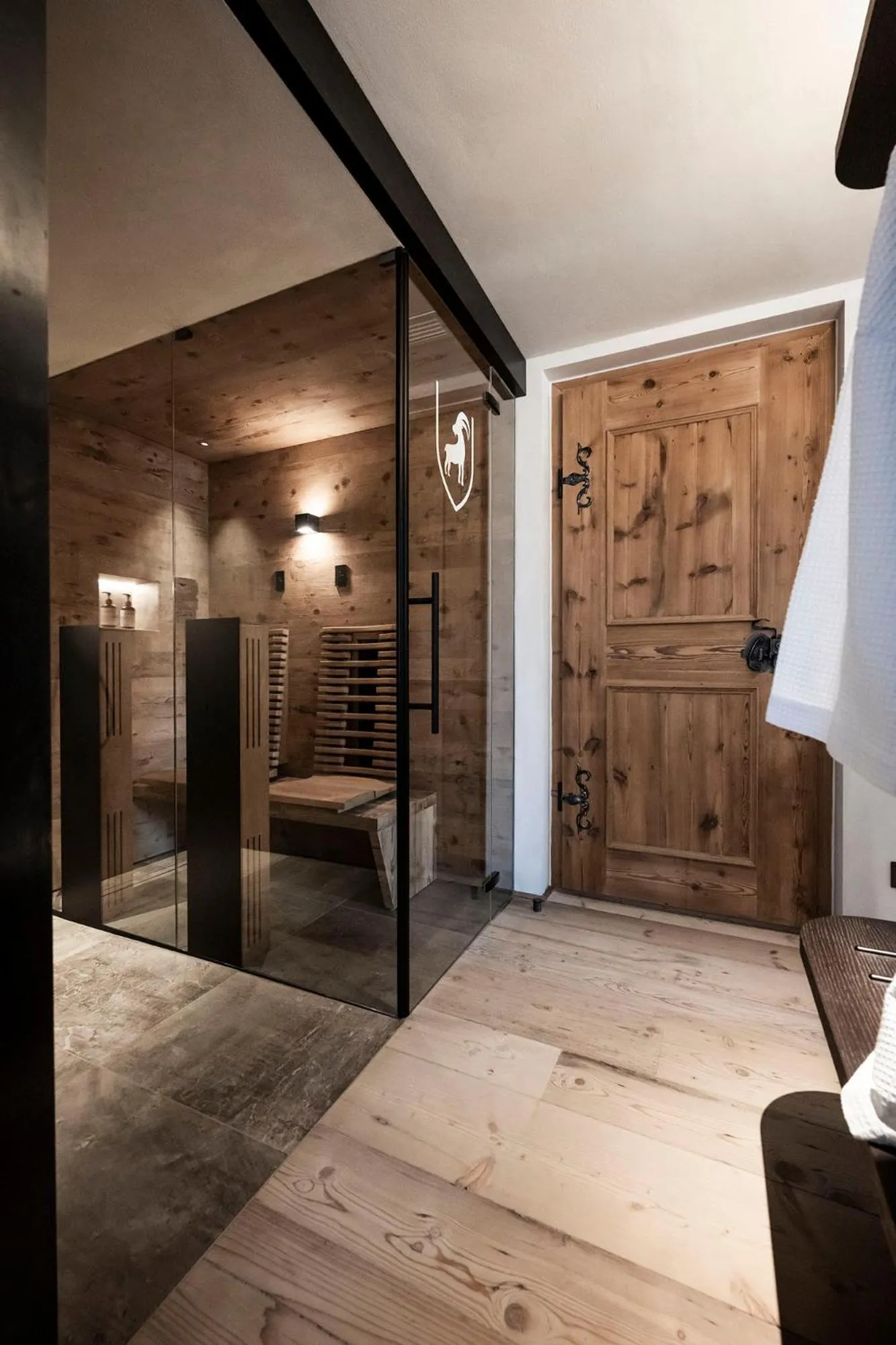 Sauna in Hotel Ansitz Steinbock