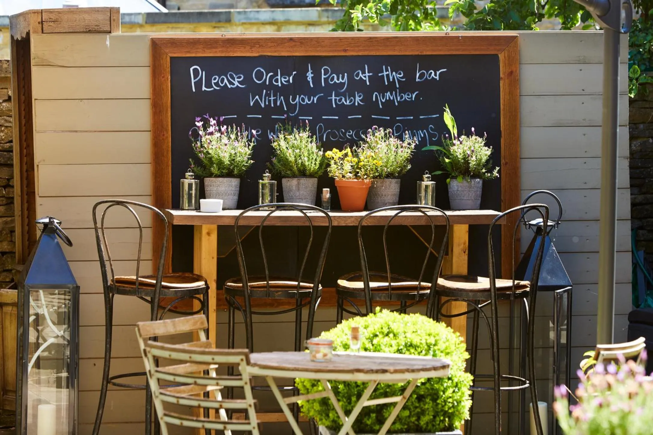 Garden in Burford House BH