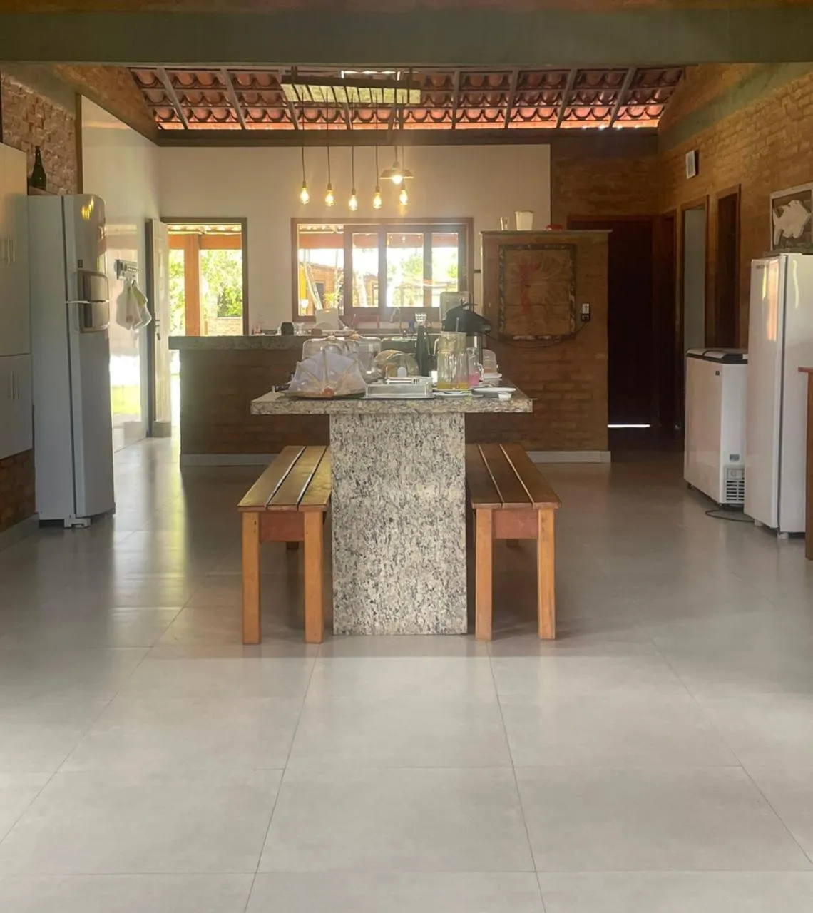 Restaurant/places to eat in Vila das Mangabeiras Corumbau