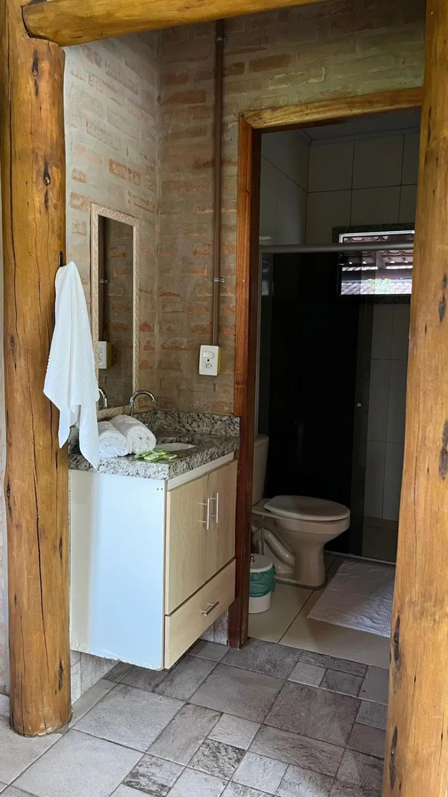 Bathroom in Vila das Mangabeiras Corumbau