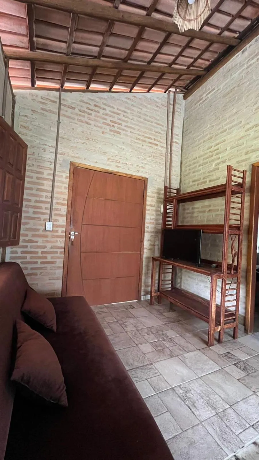 Living room, Bed in Vila das Mangabeiras Corumbau