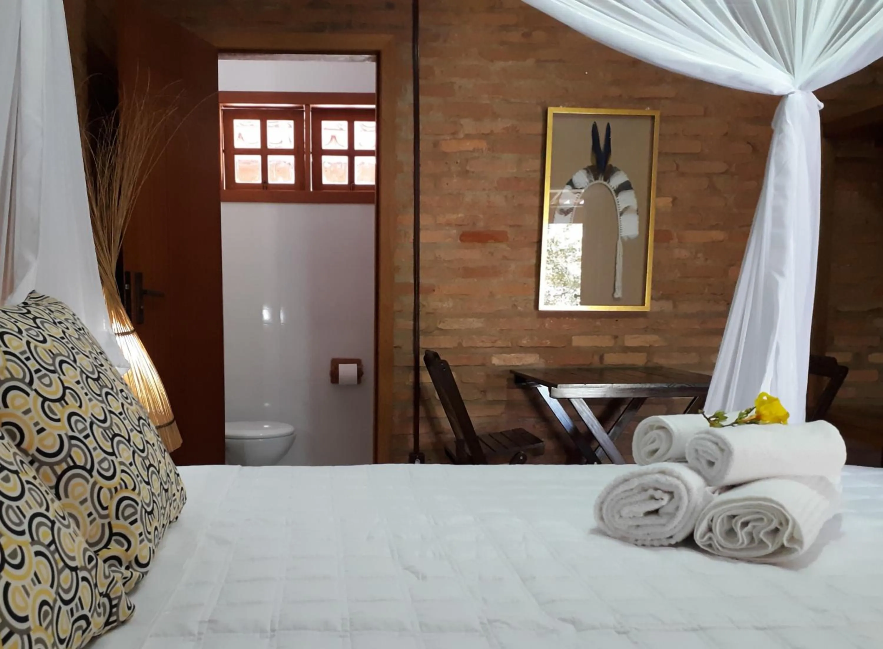 Bed in Vila das Mangabeiras Corumbau