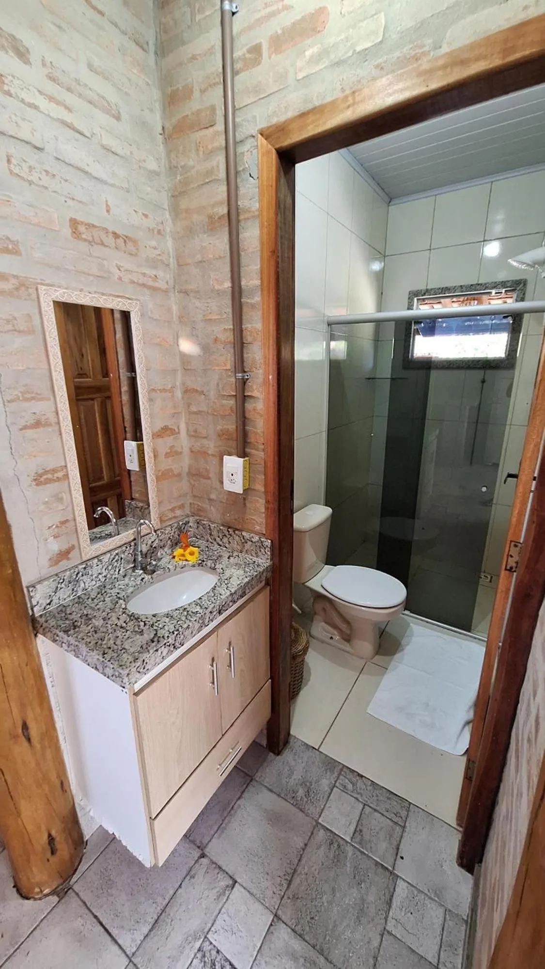Bathroom in Vila das Mangabeiras Corumbau