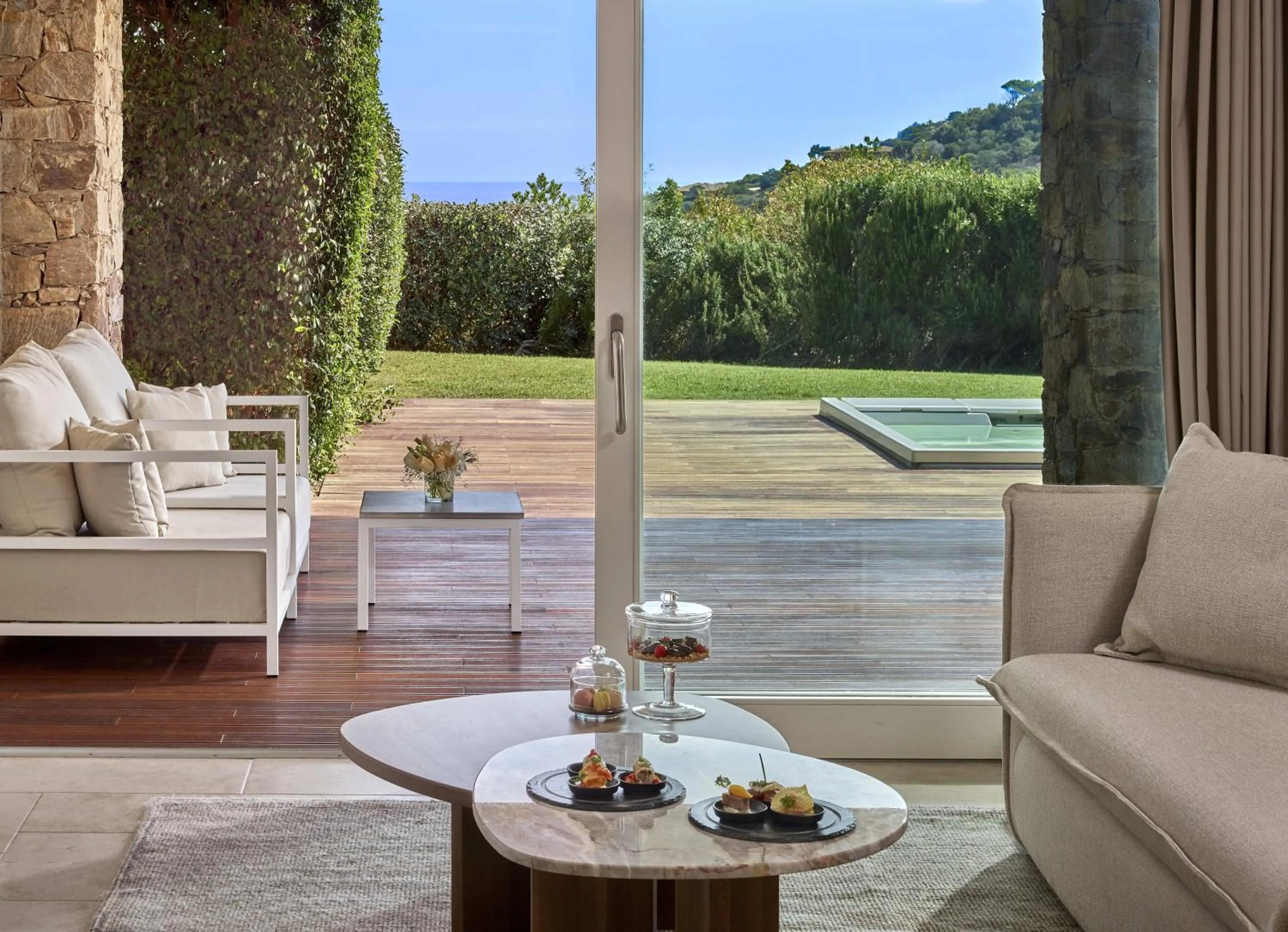 Patio in Conrad Chia Laguna Sardinia