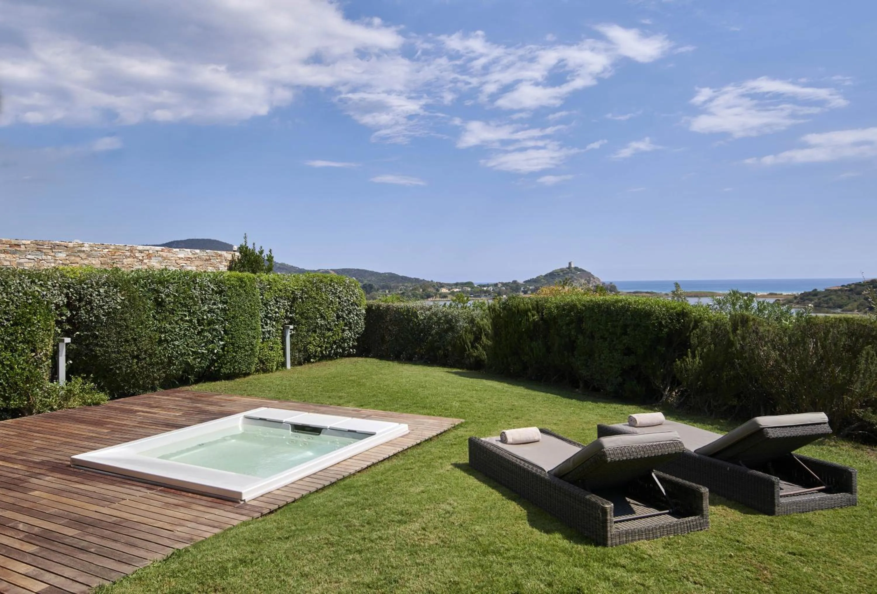 Hot Tub in Conrad Chia Laguna Sardinia
