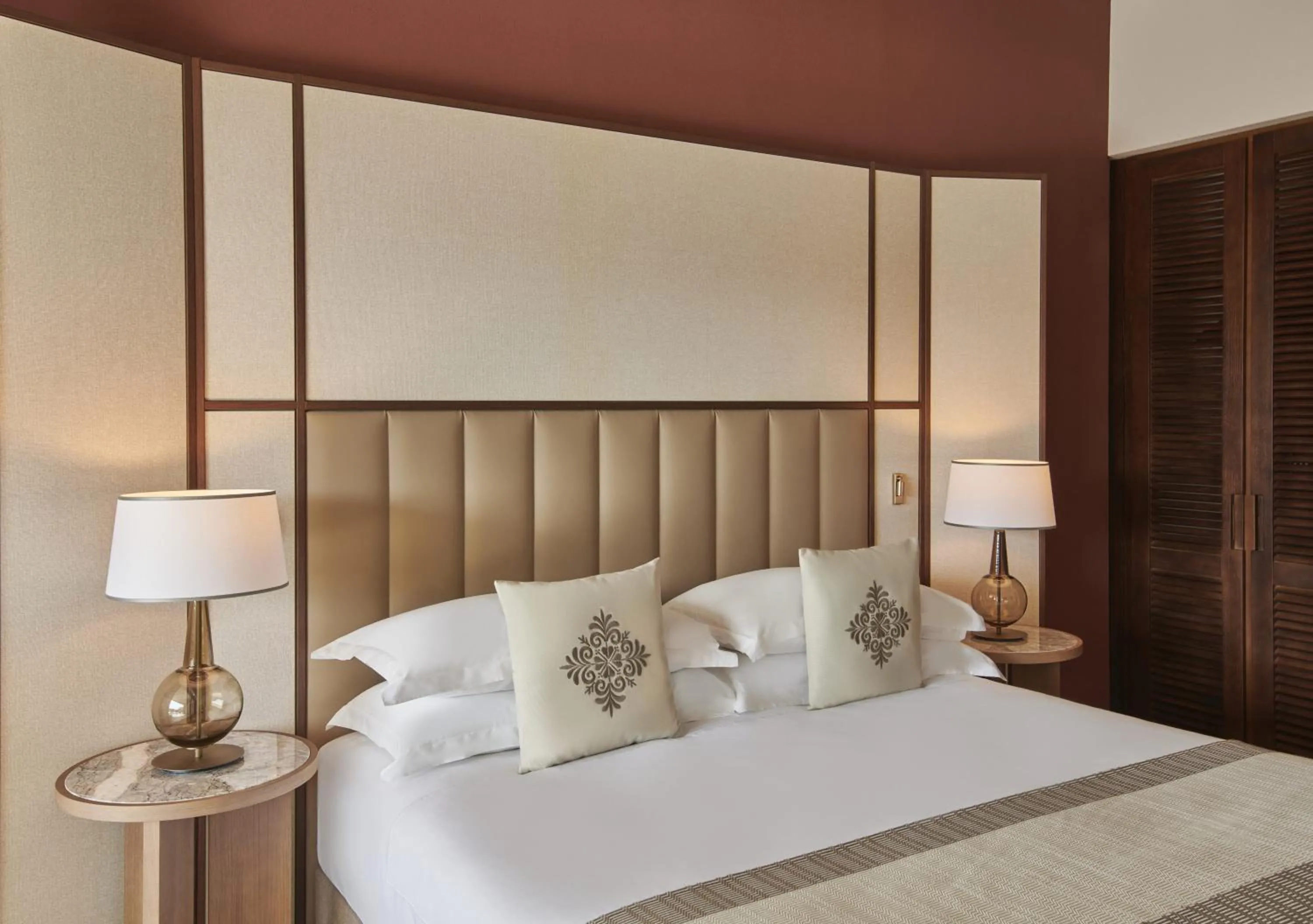 Bed in Conrad Chia Laguna Sardinia