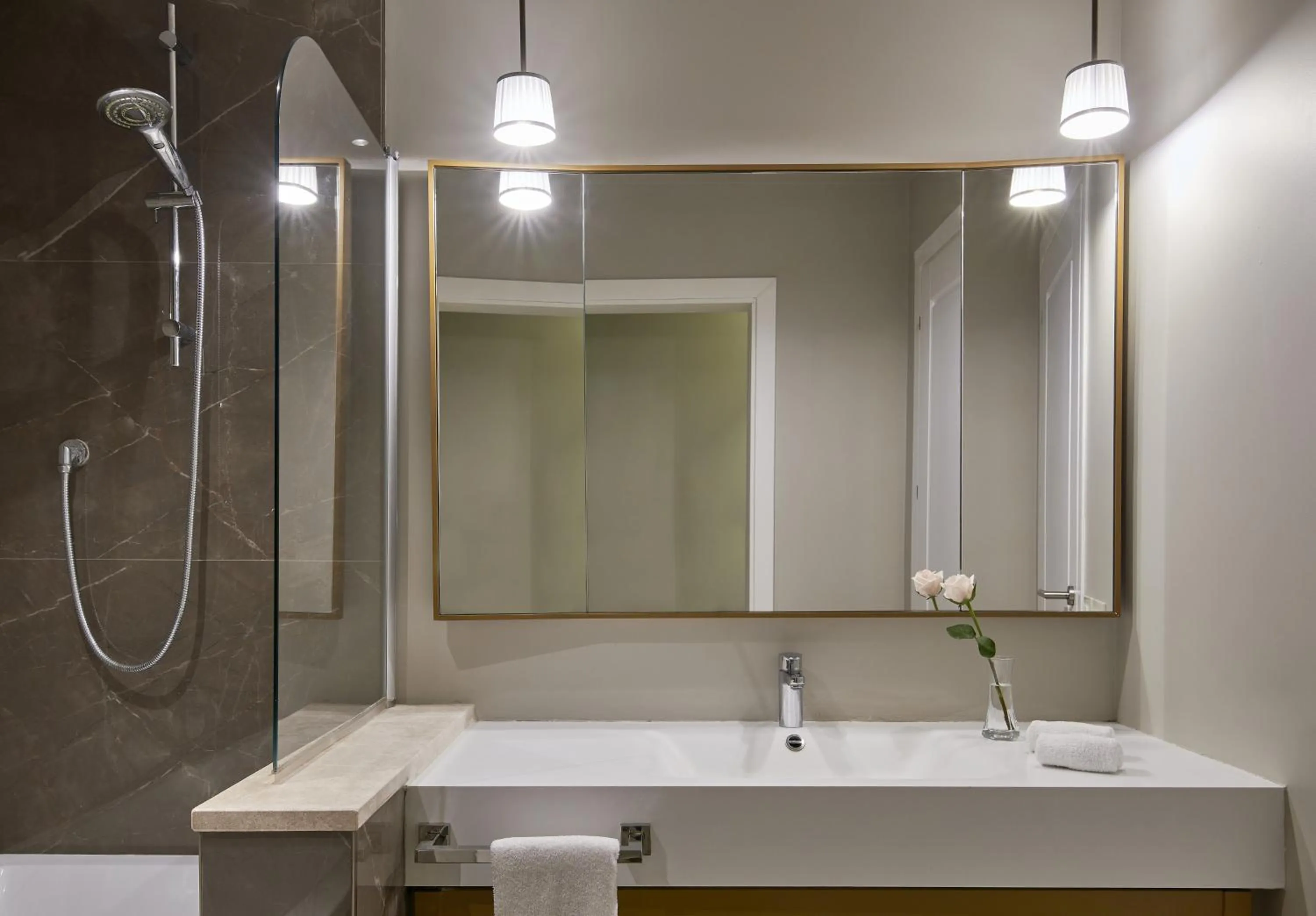 Shower in Conrad Chia Laguna Sardinia