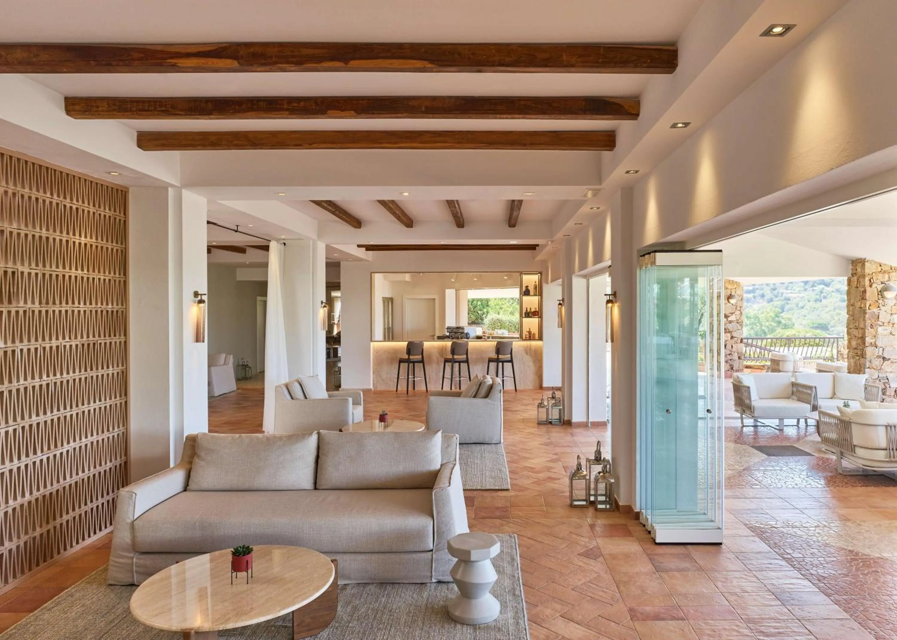 Lobby or reception in Conrad Chia Laguna Sardinia