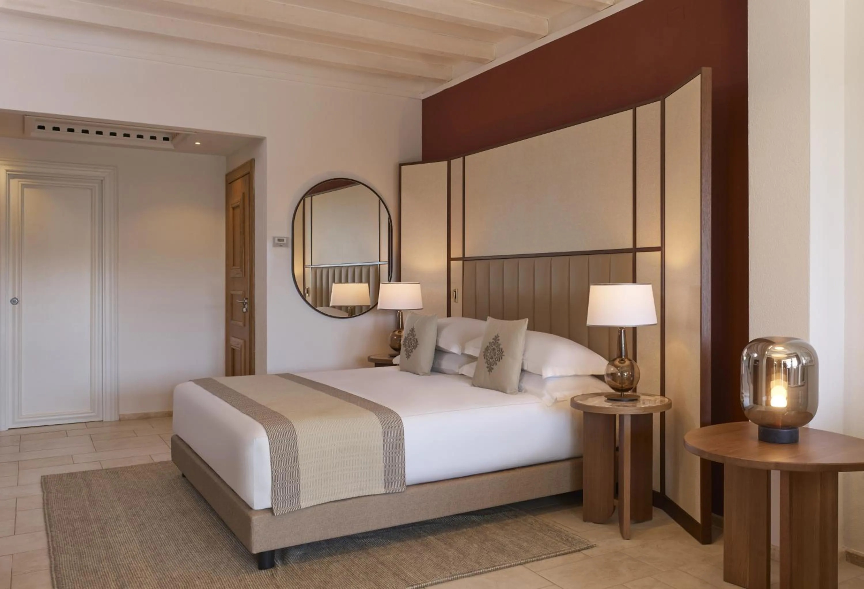 Bed in Conrad Chia Laguna Sardinia