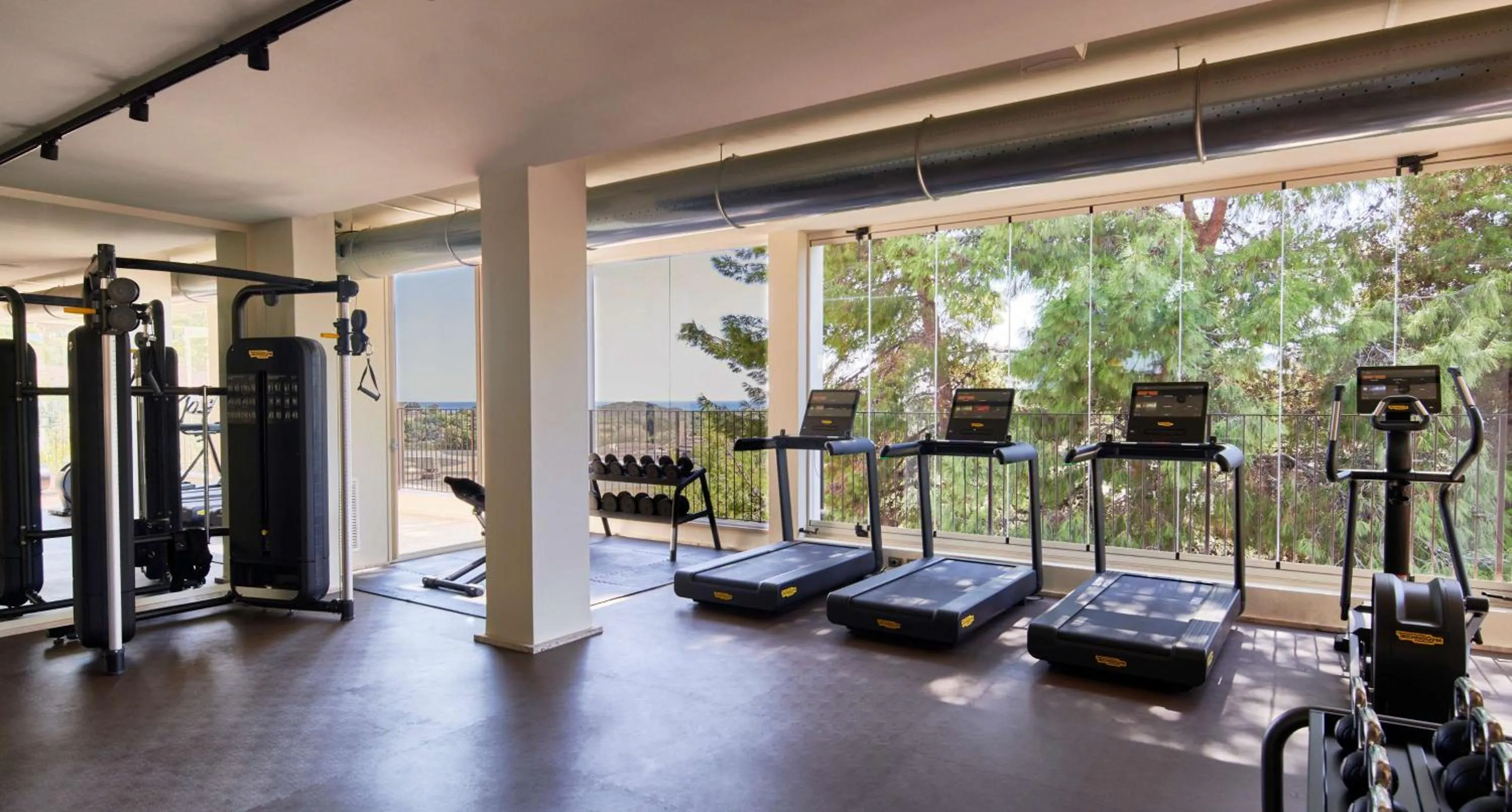 Fitness centre/facilities in Conrad Chia Laguna Sardinia
