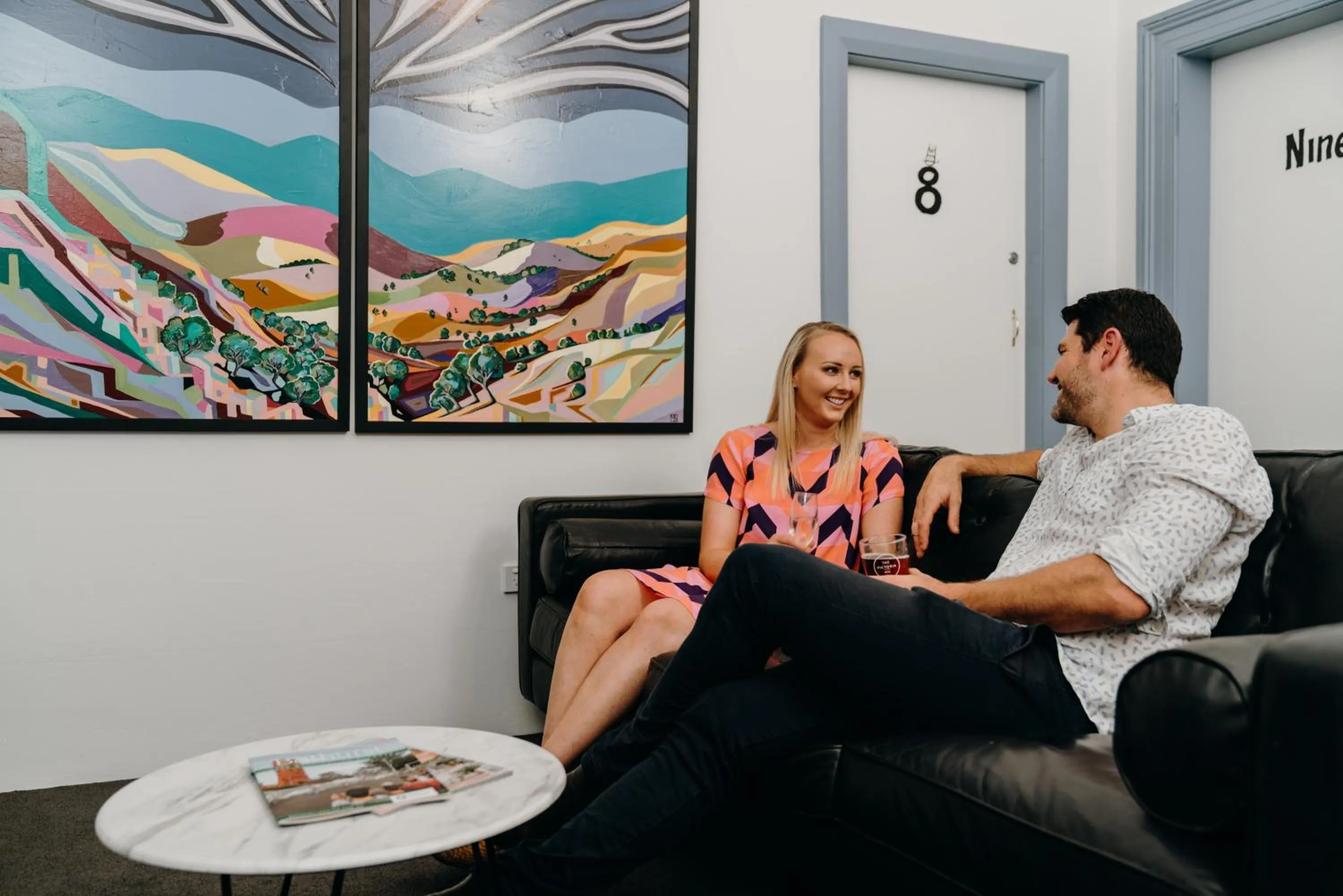 People in The Victoria Hotel Bathurst